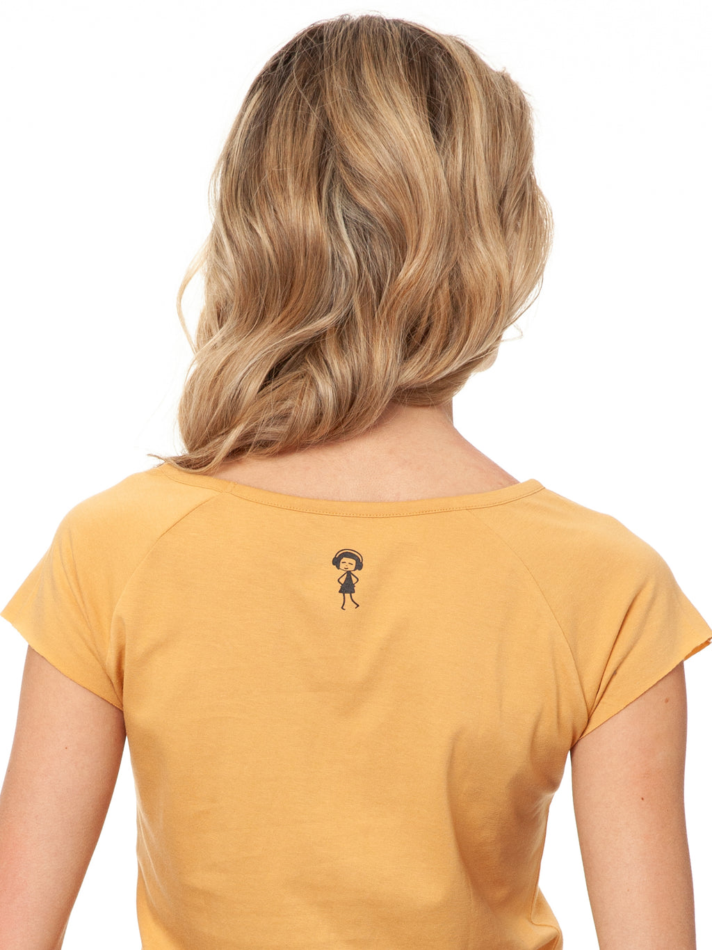 Camping Girl Cap Sleeve clay 
