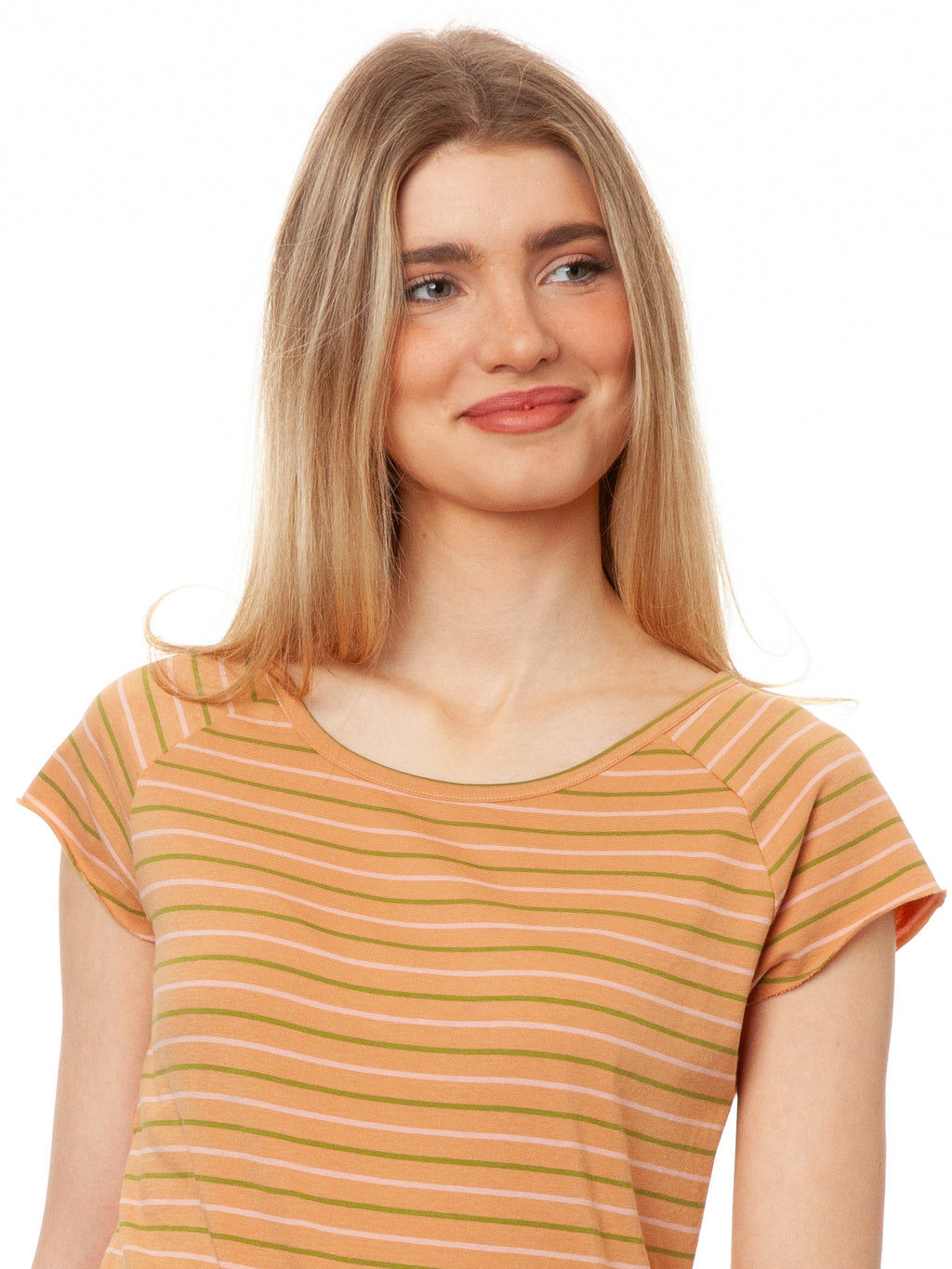 Cap Sleeve triple striped