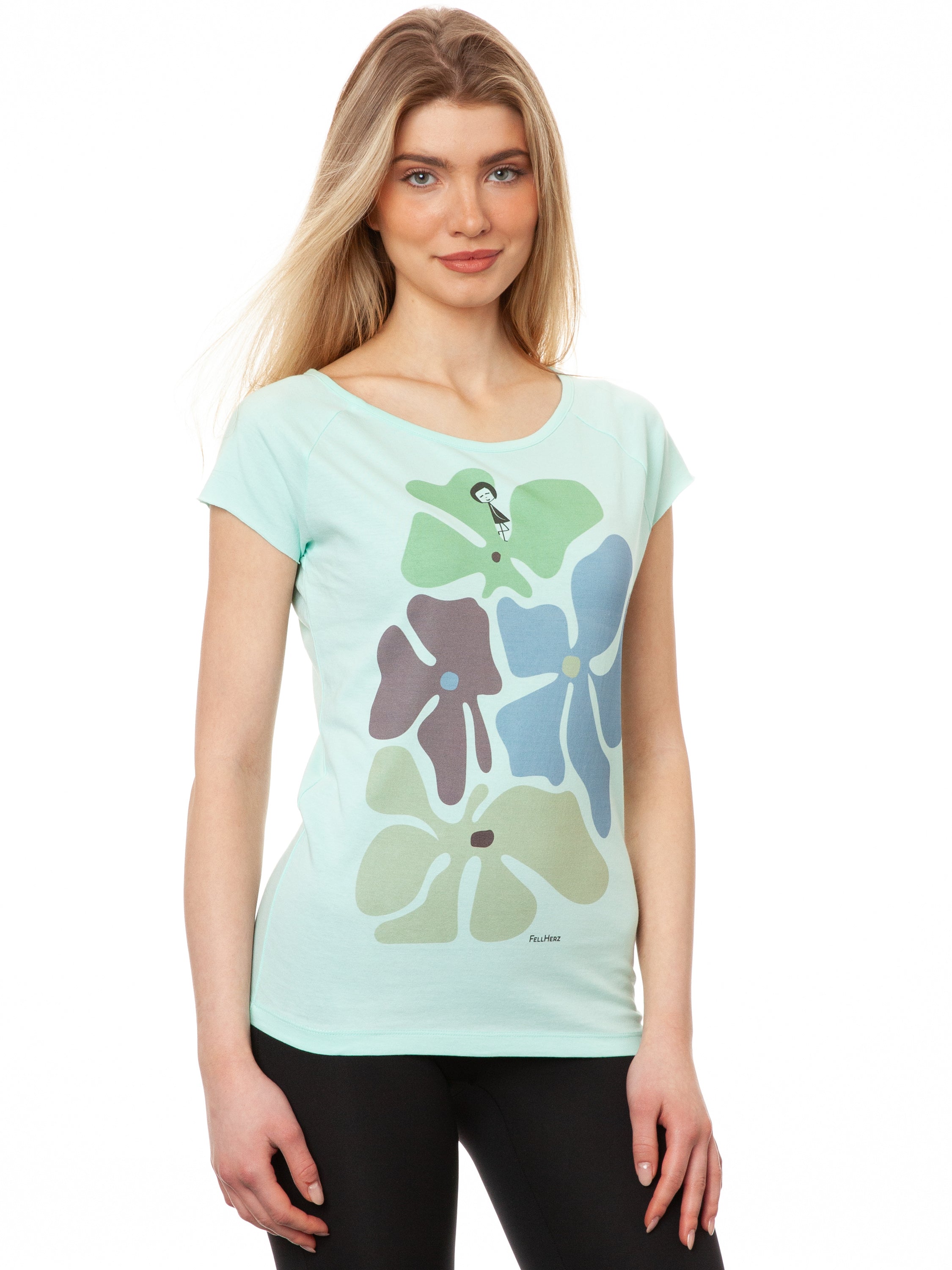 Flower Girl Cap Sleeve moonlight jade