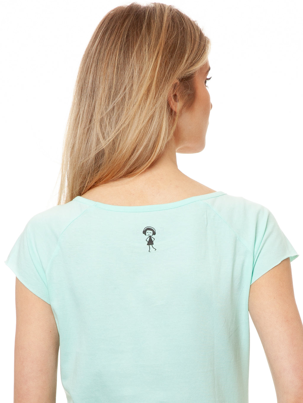 Flower Girl Cap Sleeve moonlight jade