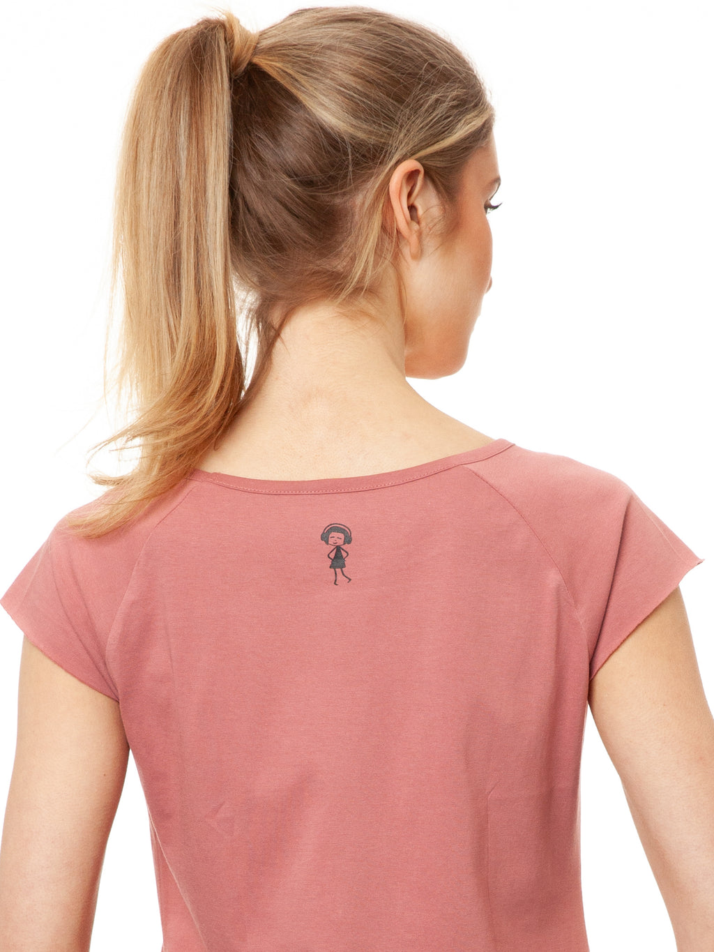 Glücksklee Cap Sleeve dusty rose