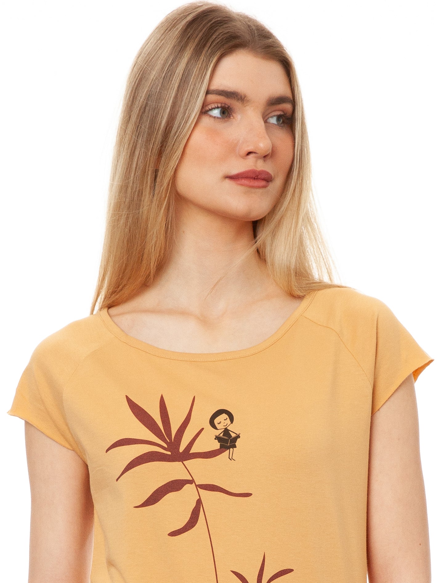 Lesepalme Girl Cap Sleeve clay