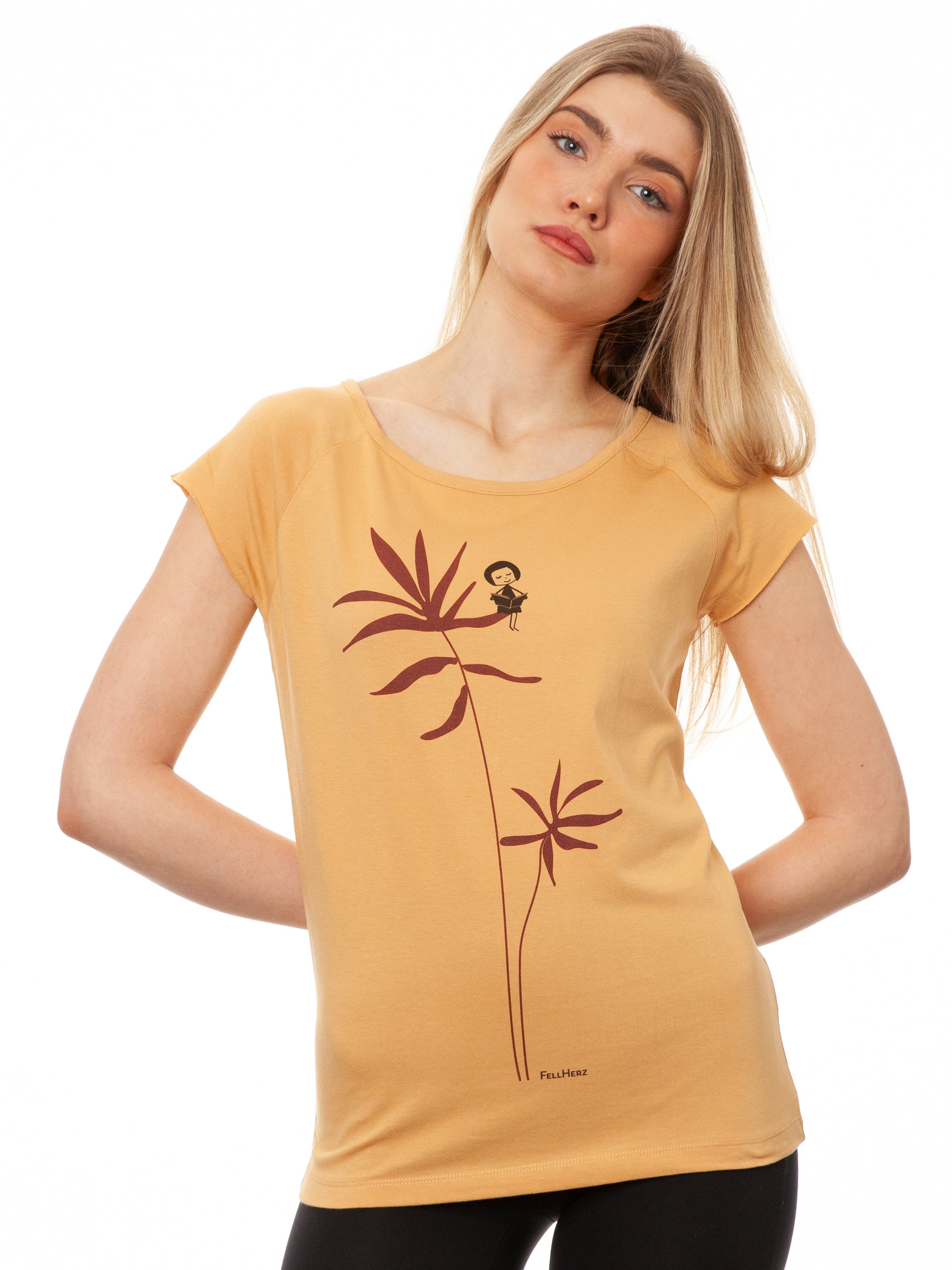 Lesepalme Girl Cap Sleeve clay