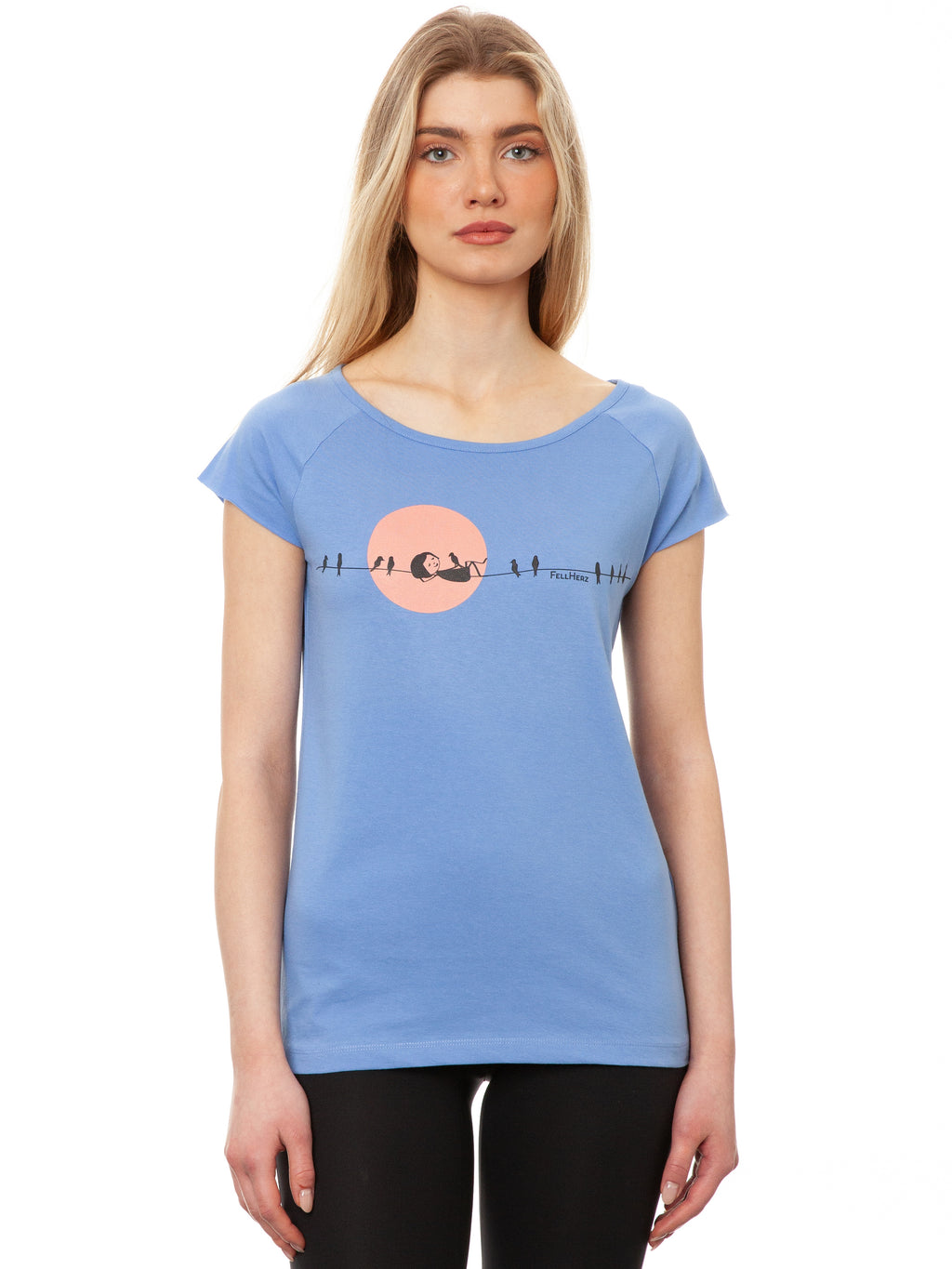 Sunrise Cap Sleeve cornflower