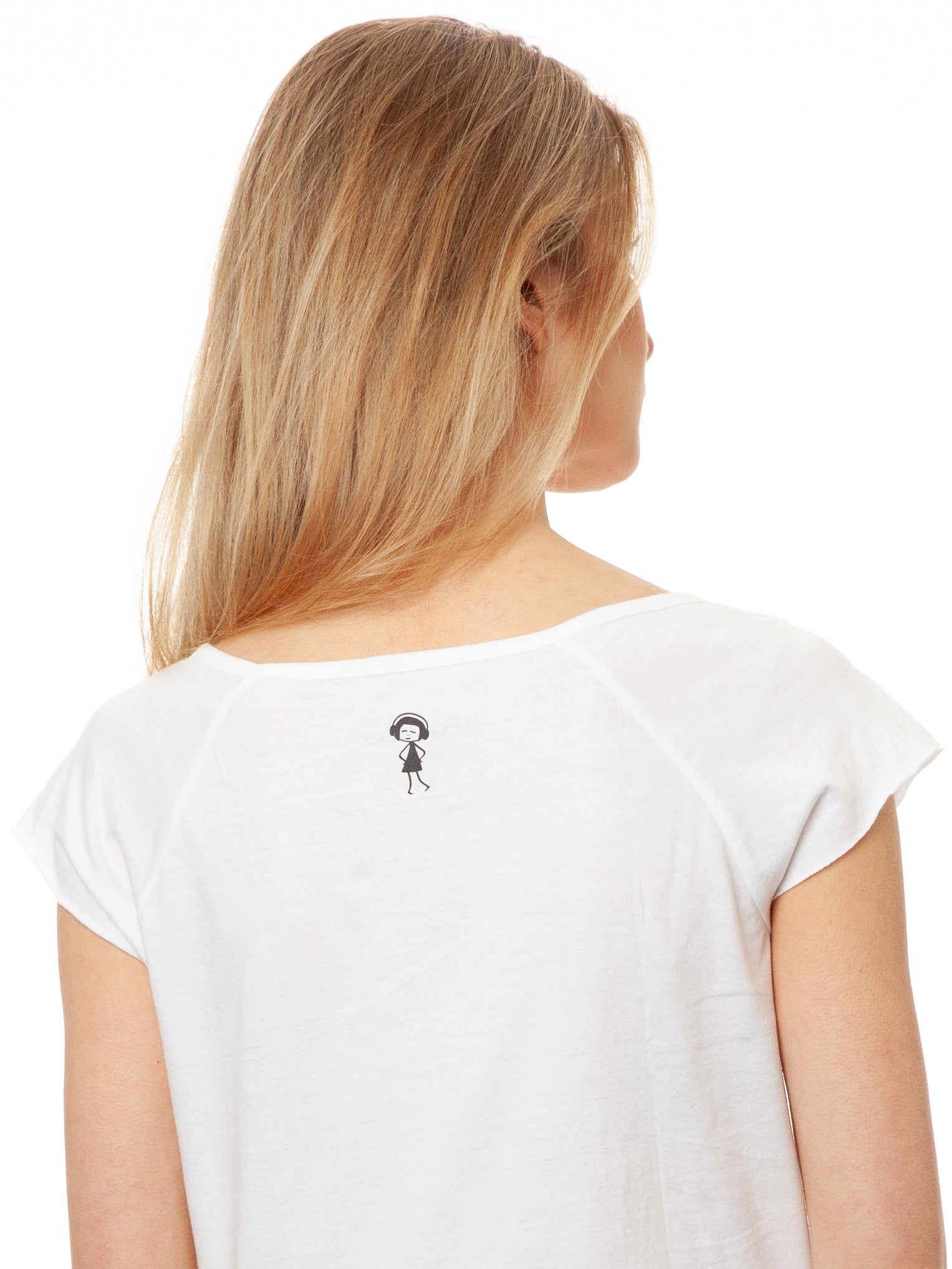 Yogamädchen Cap Sleeve white