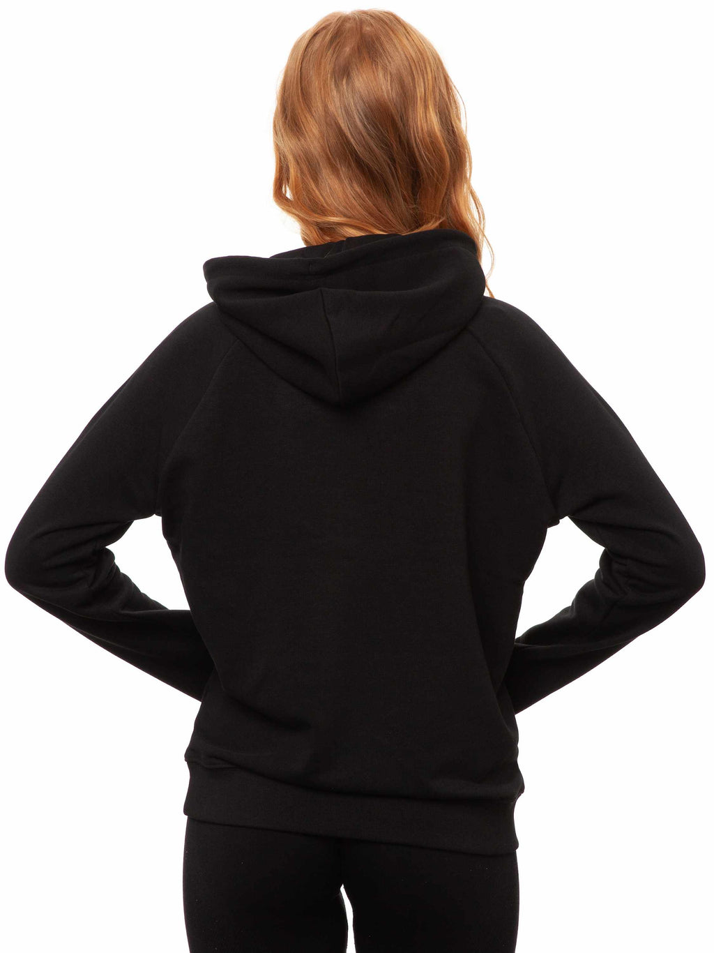 Lotusmädchen Stick Hoodie black