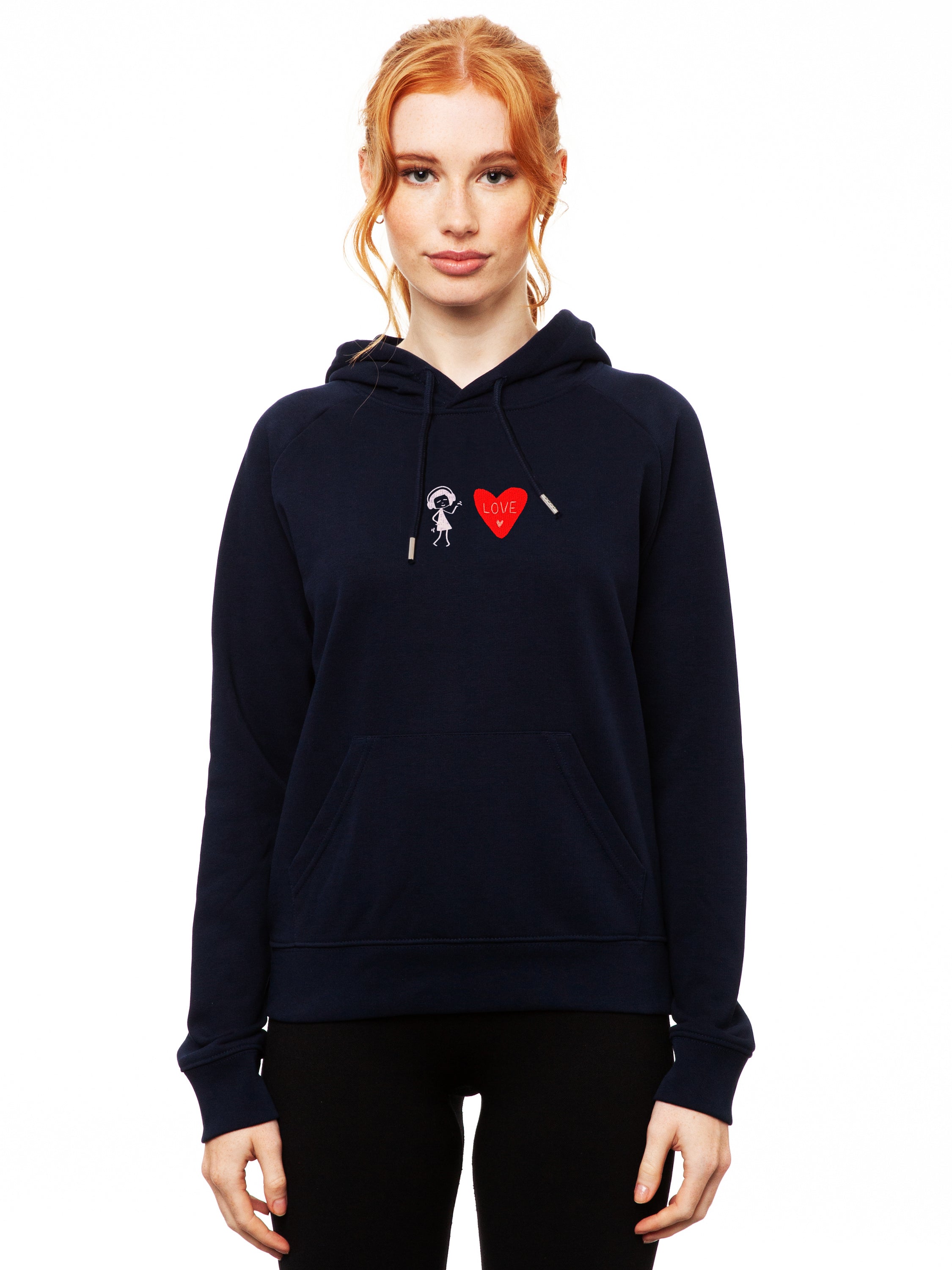 Love Stick Hoodie navy