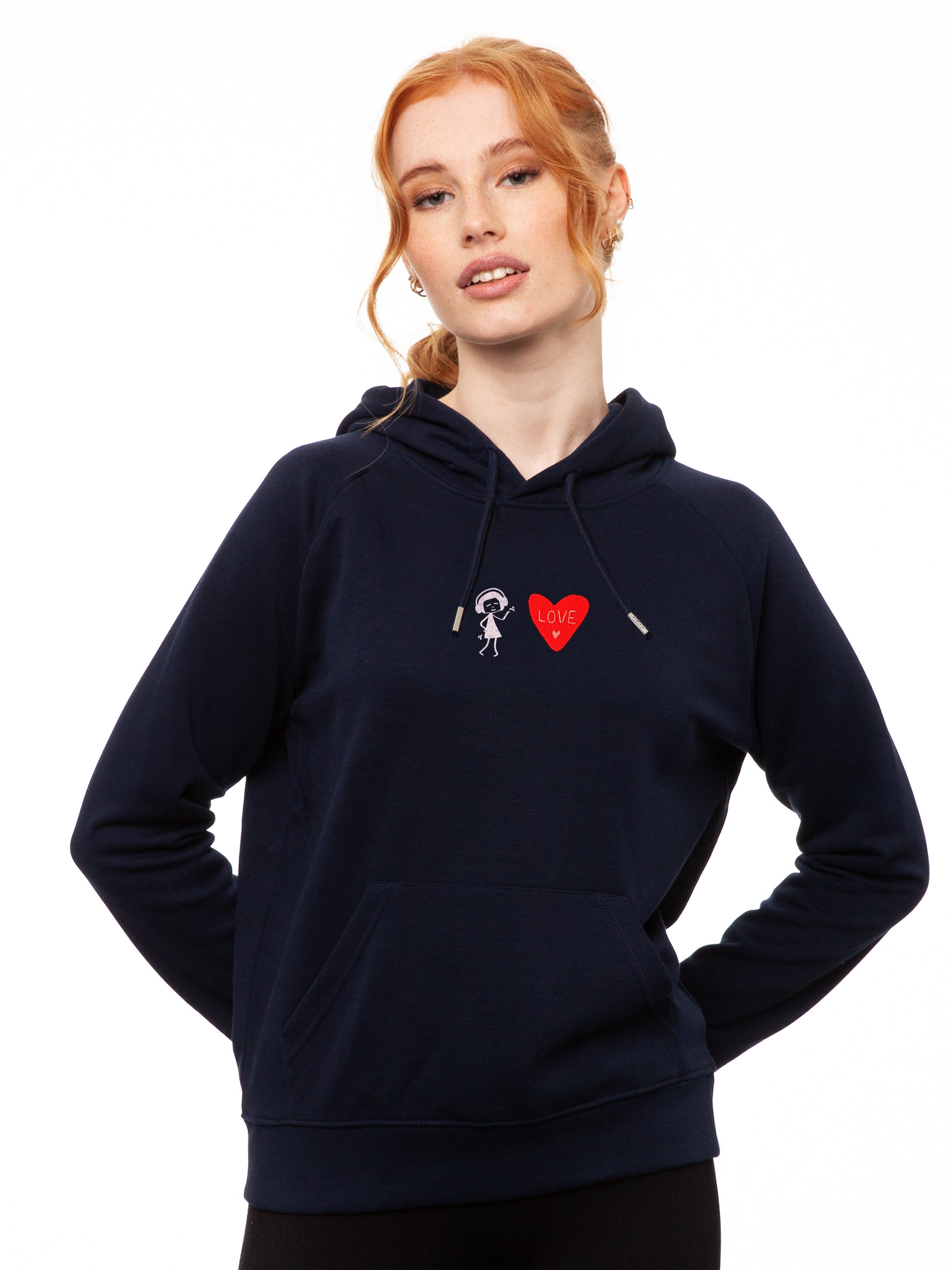 Love Stick Hoodie navy