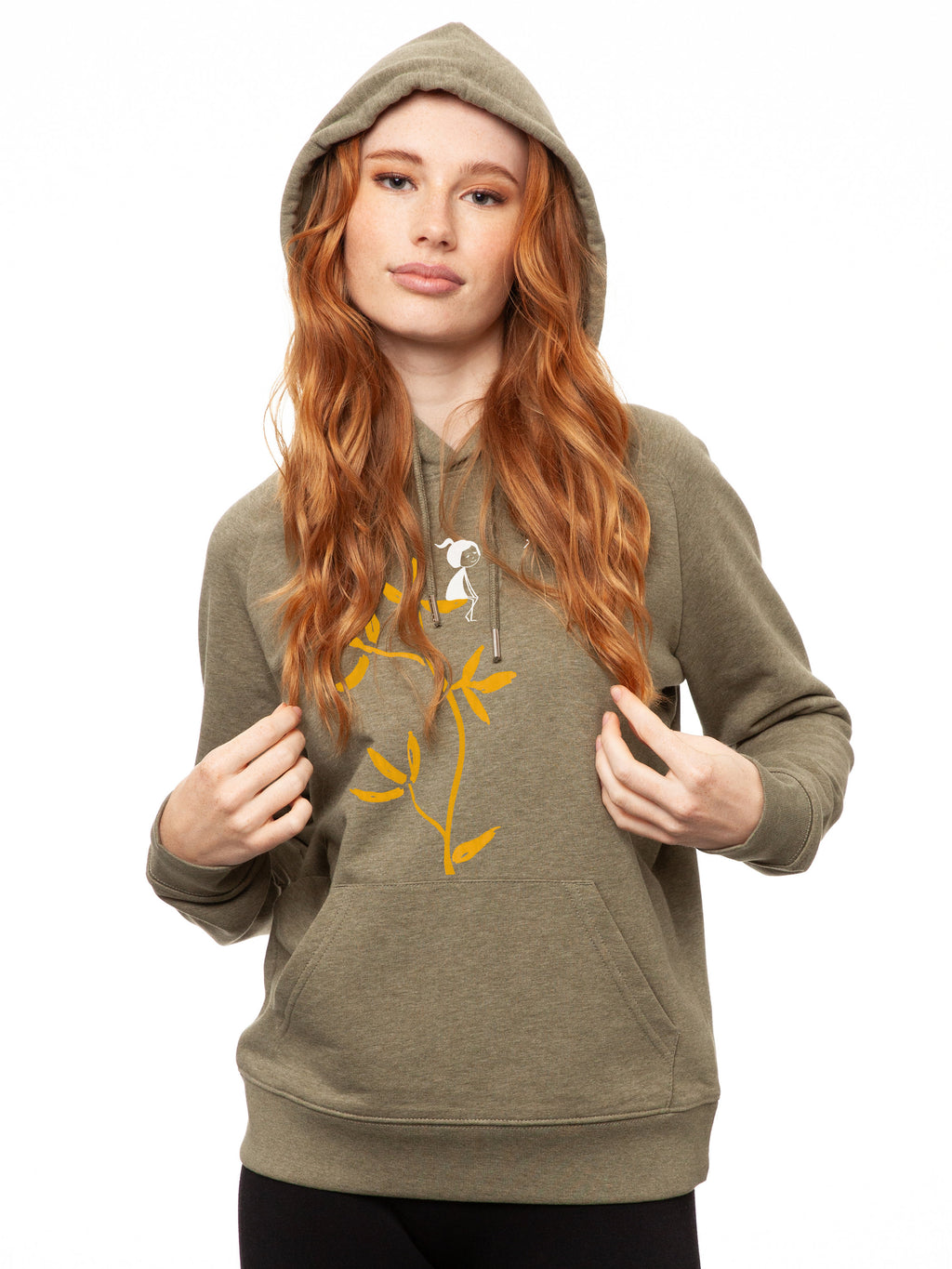 Me time Hoodie heather khaki