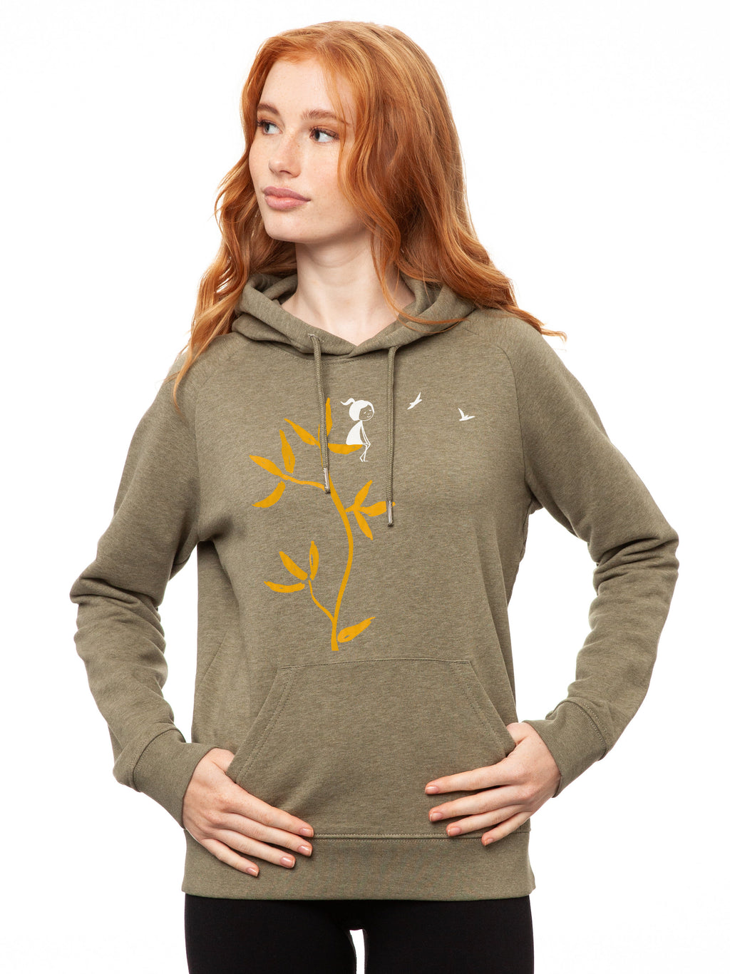 Me time Hoodie heather khaki