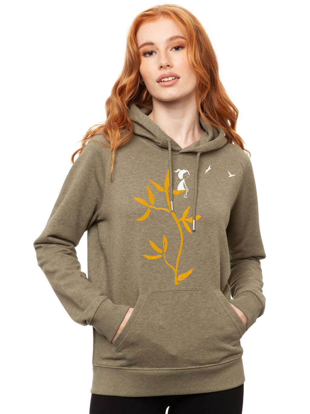 Me time Hoodie heather khaki