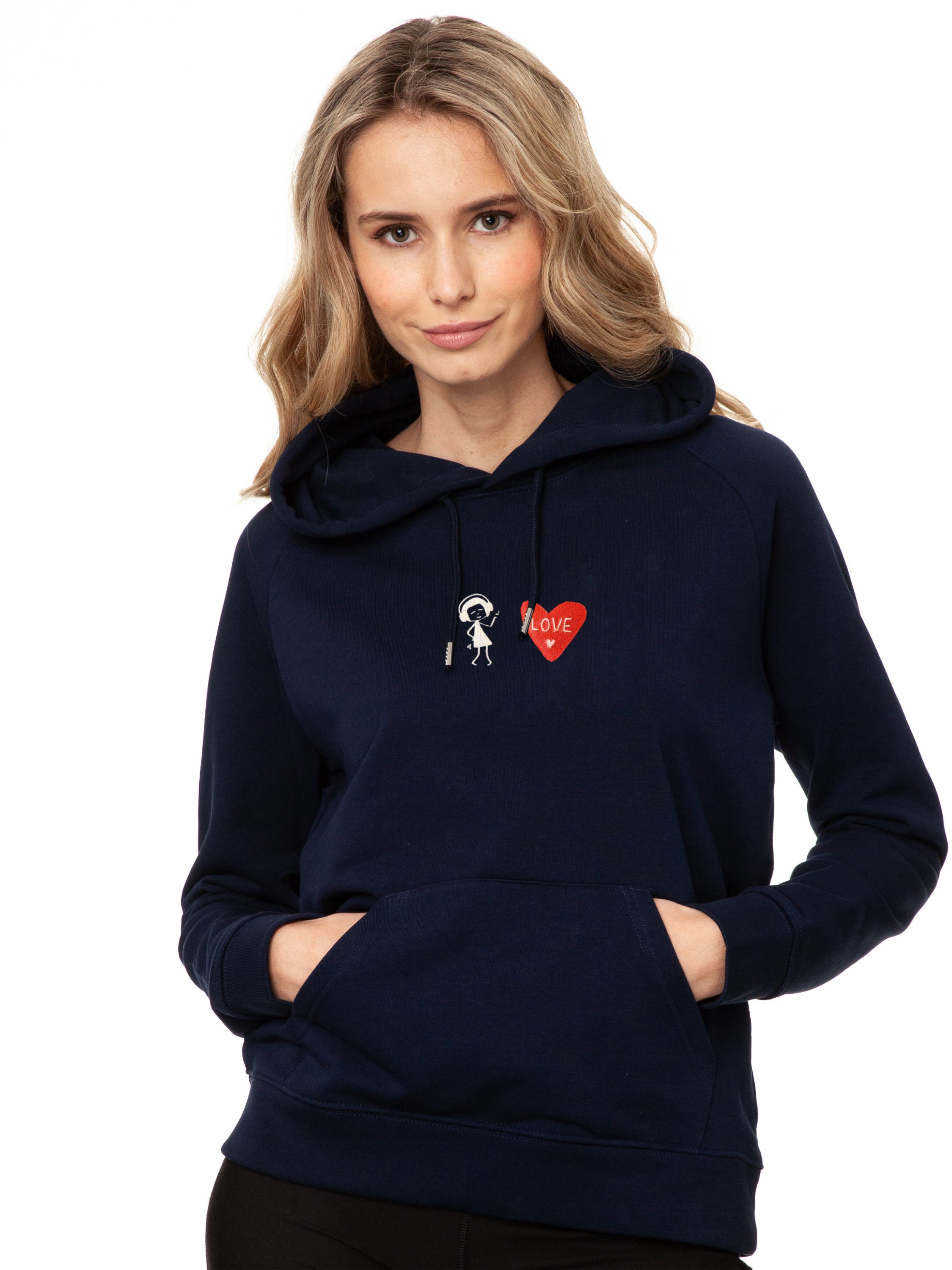 Love Stick Hoodie navy