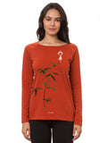 Raglan Longsleeve Yogamädchen picante