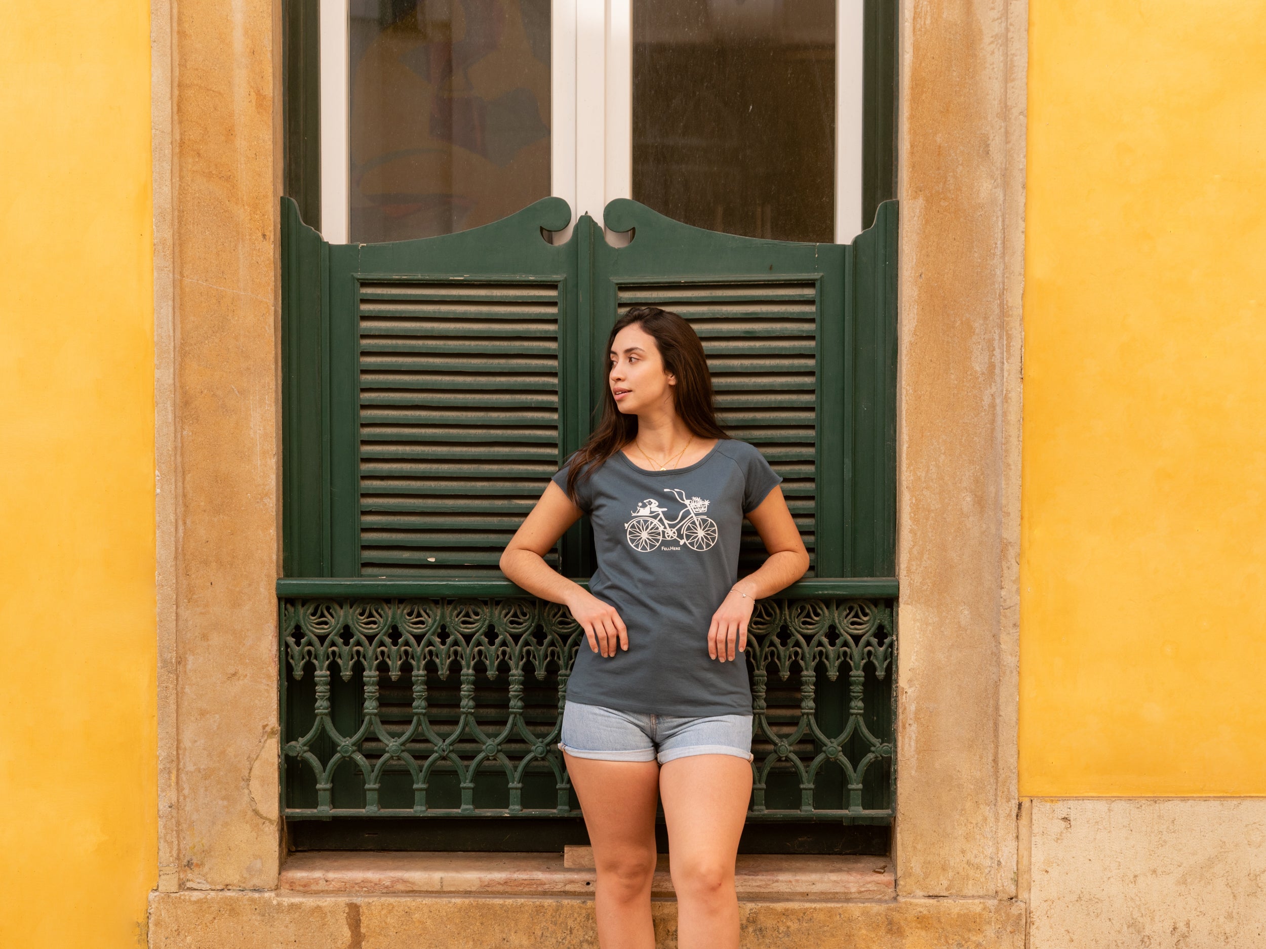 Bicycle Girls Cap Sleeve thundercloud 