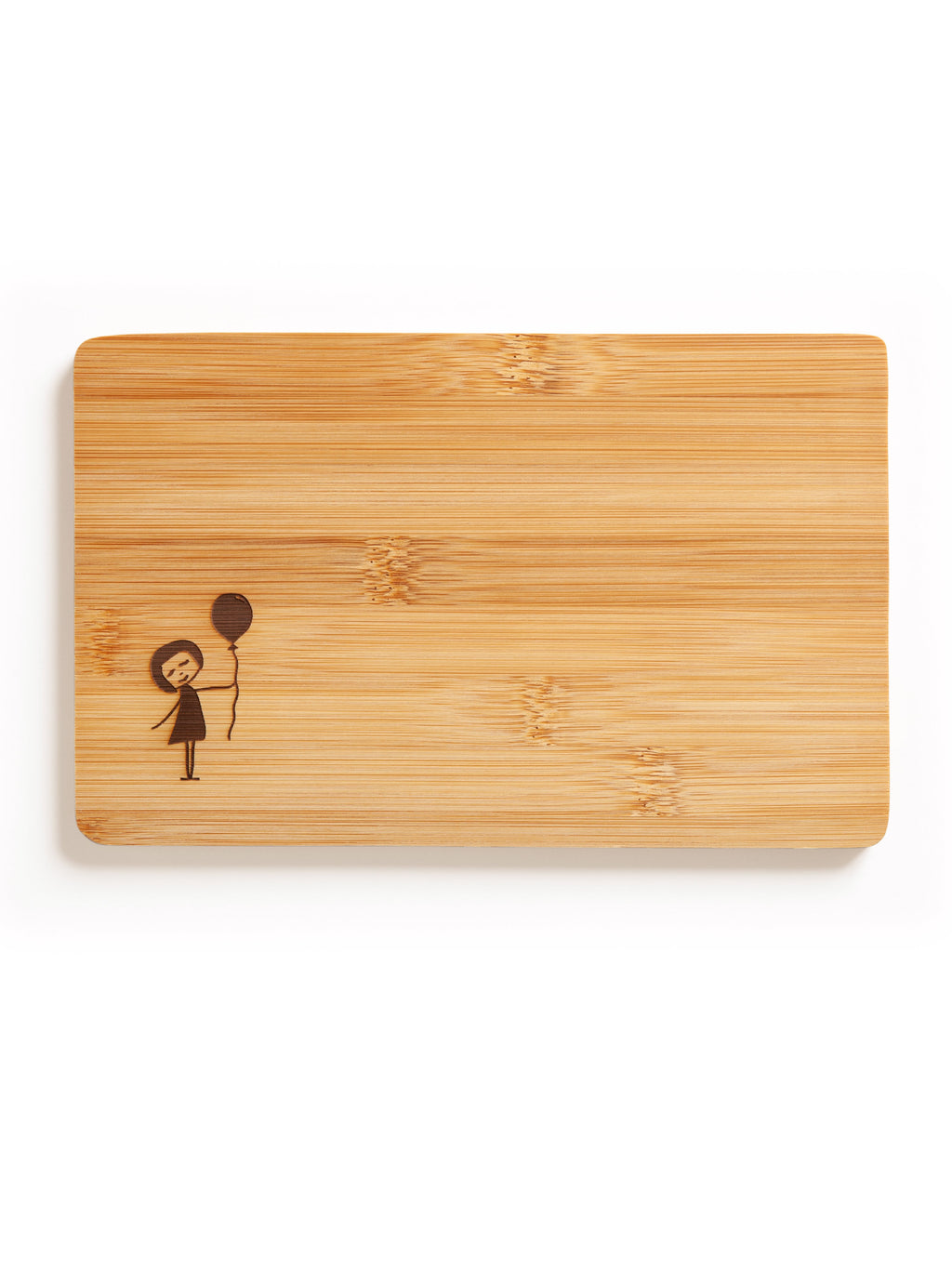 Breakfast board balloon girl bamboo
