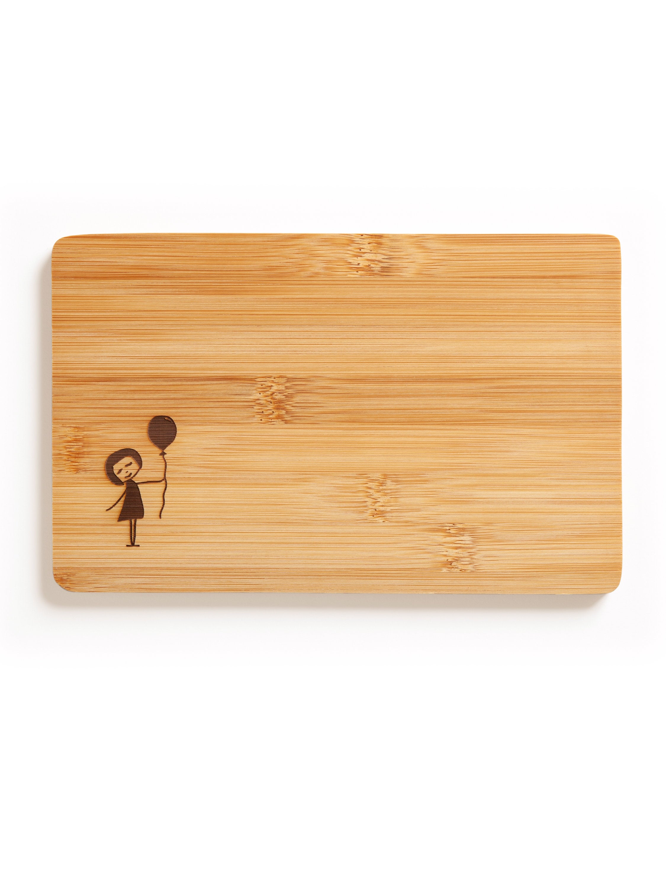 Breakfast board balloon girl bamboo