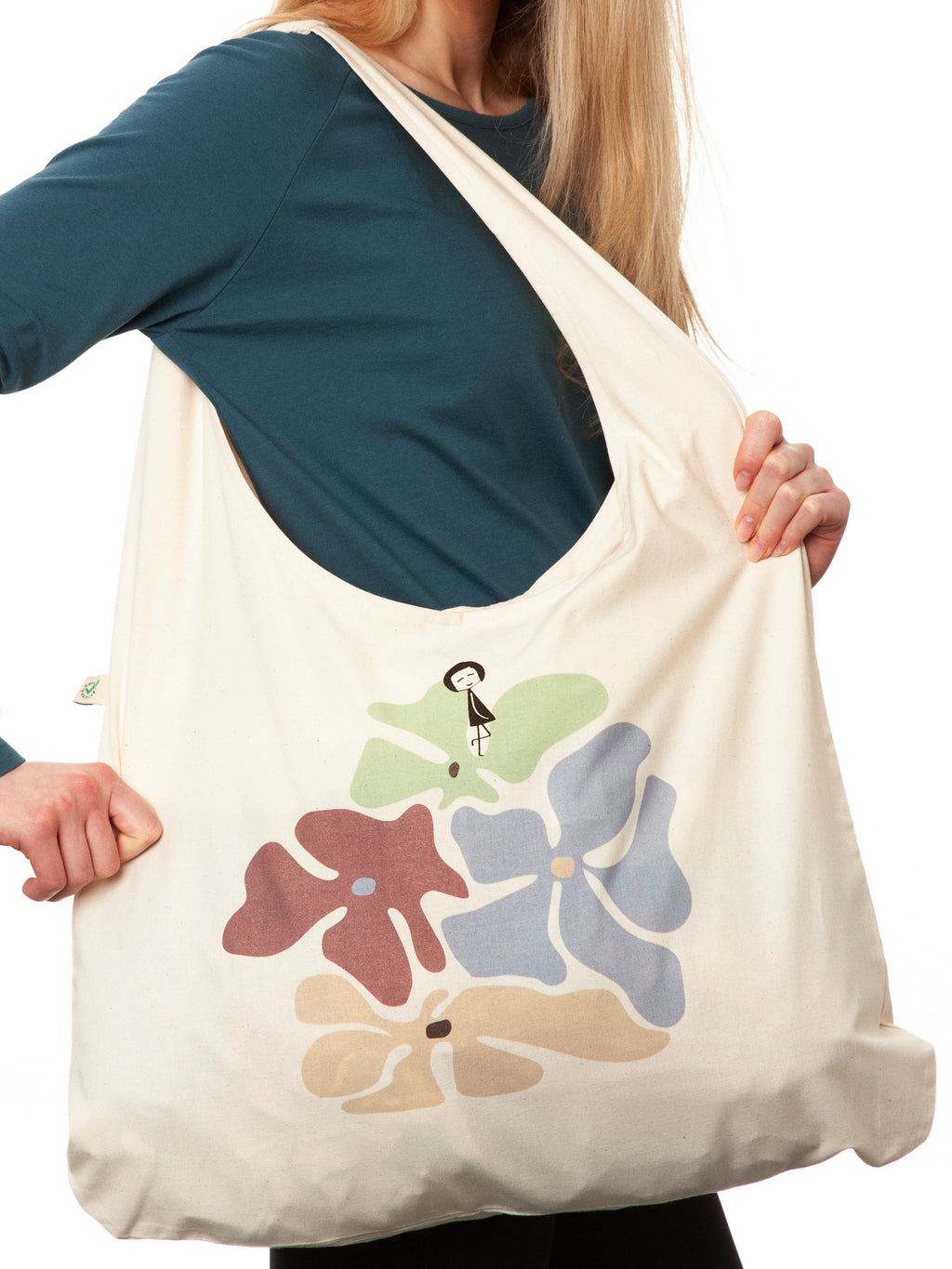 Flower Girl Hobo Bag natural white