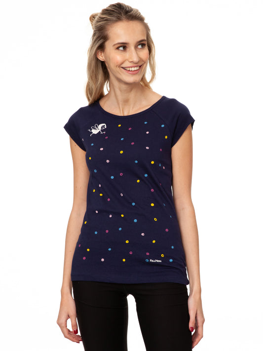 Confetti Girl Cap Sleeve midnight 