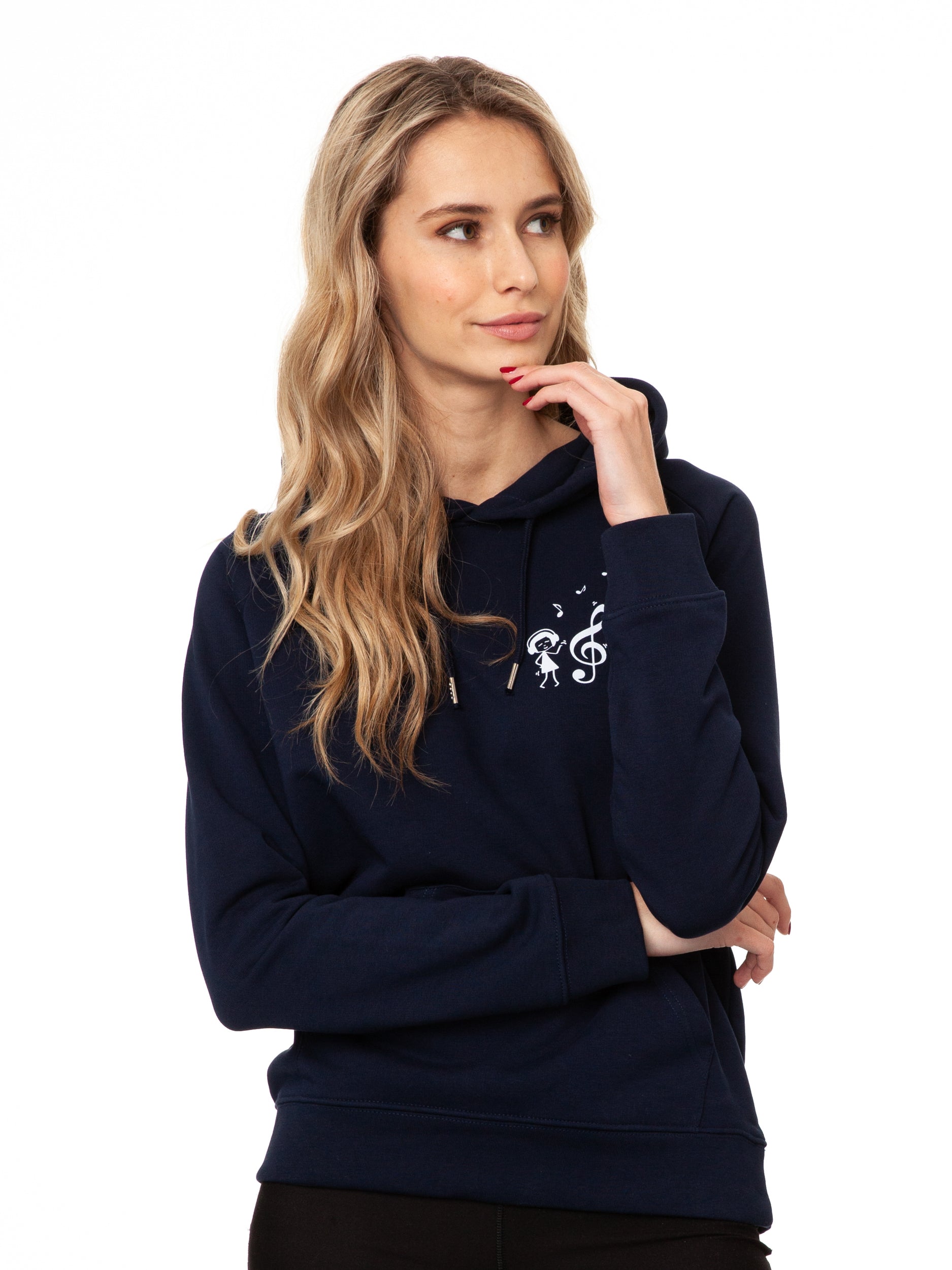 Music Lover Hoodie navy