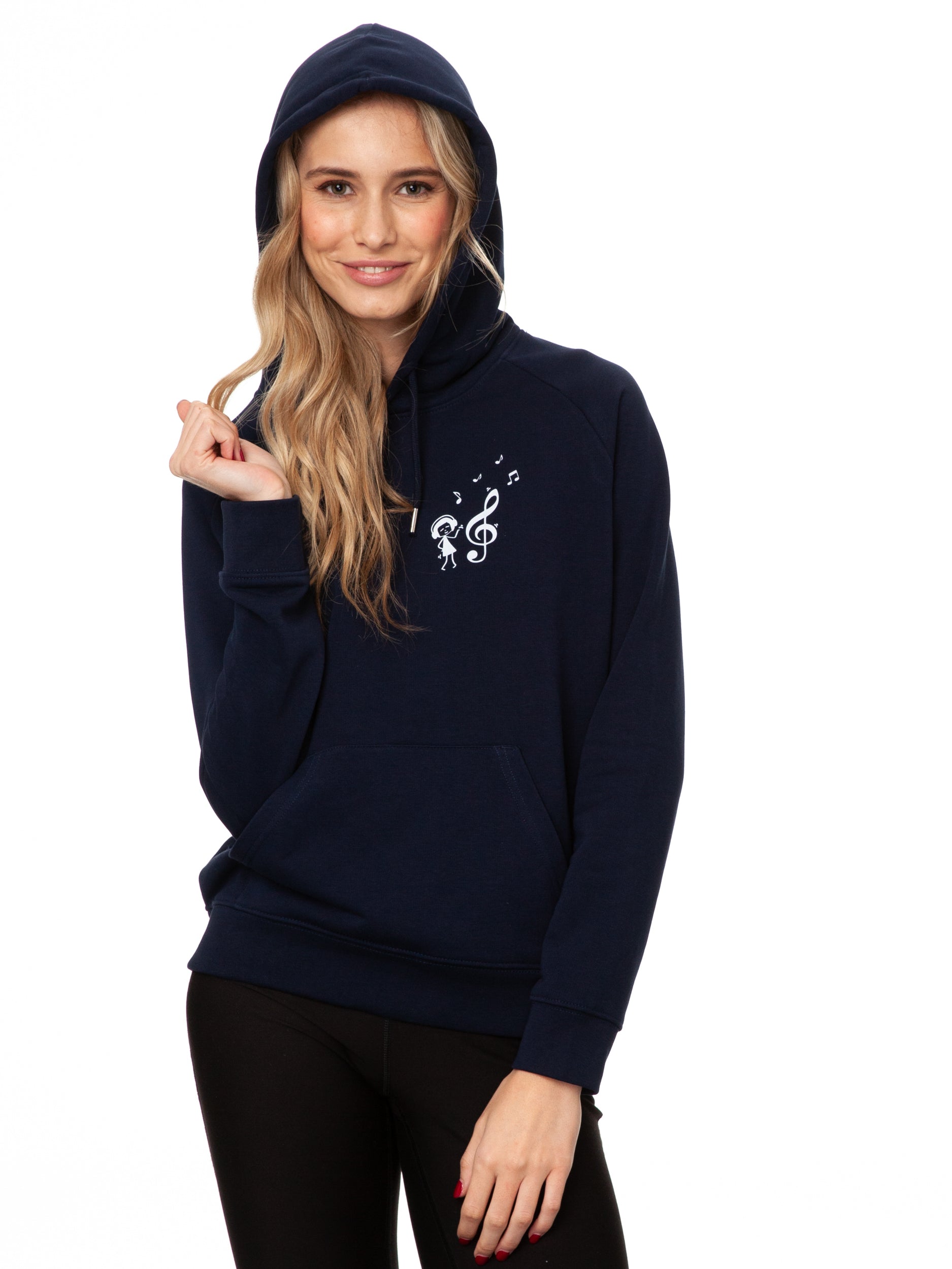Music Lover Hoodie navy