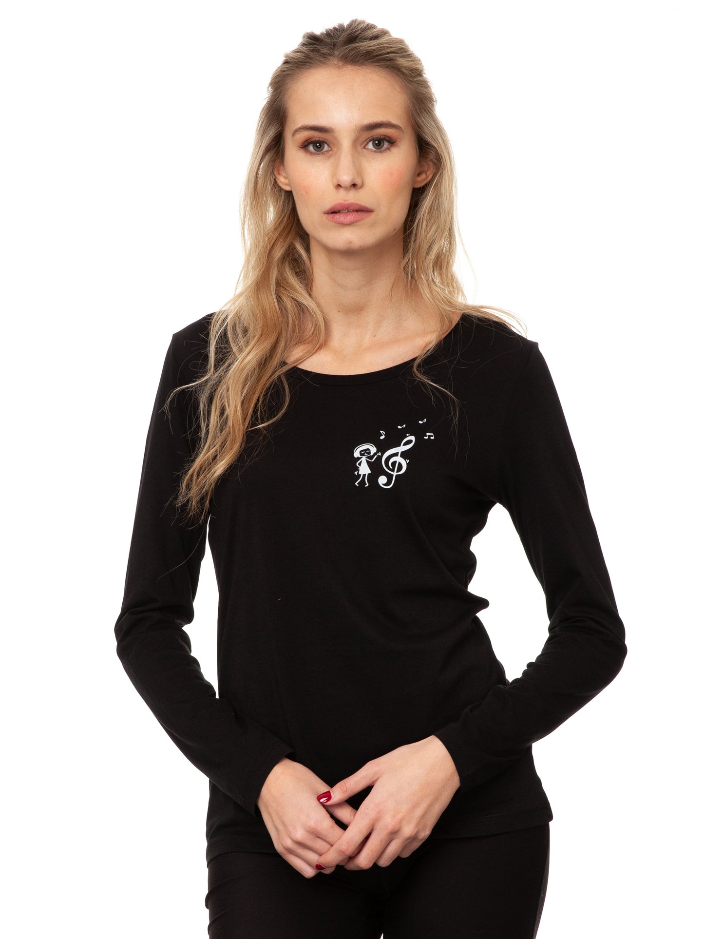 Music Lover Longsleeve black