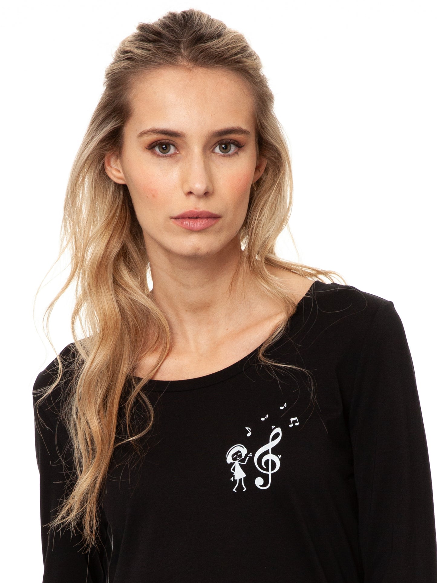 Music Lover Longsleeve black