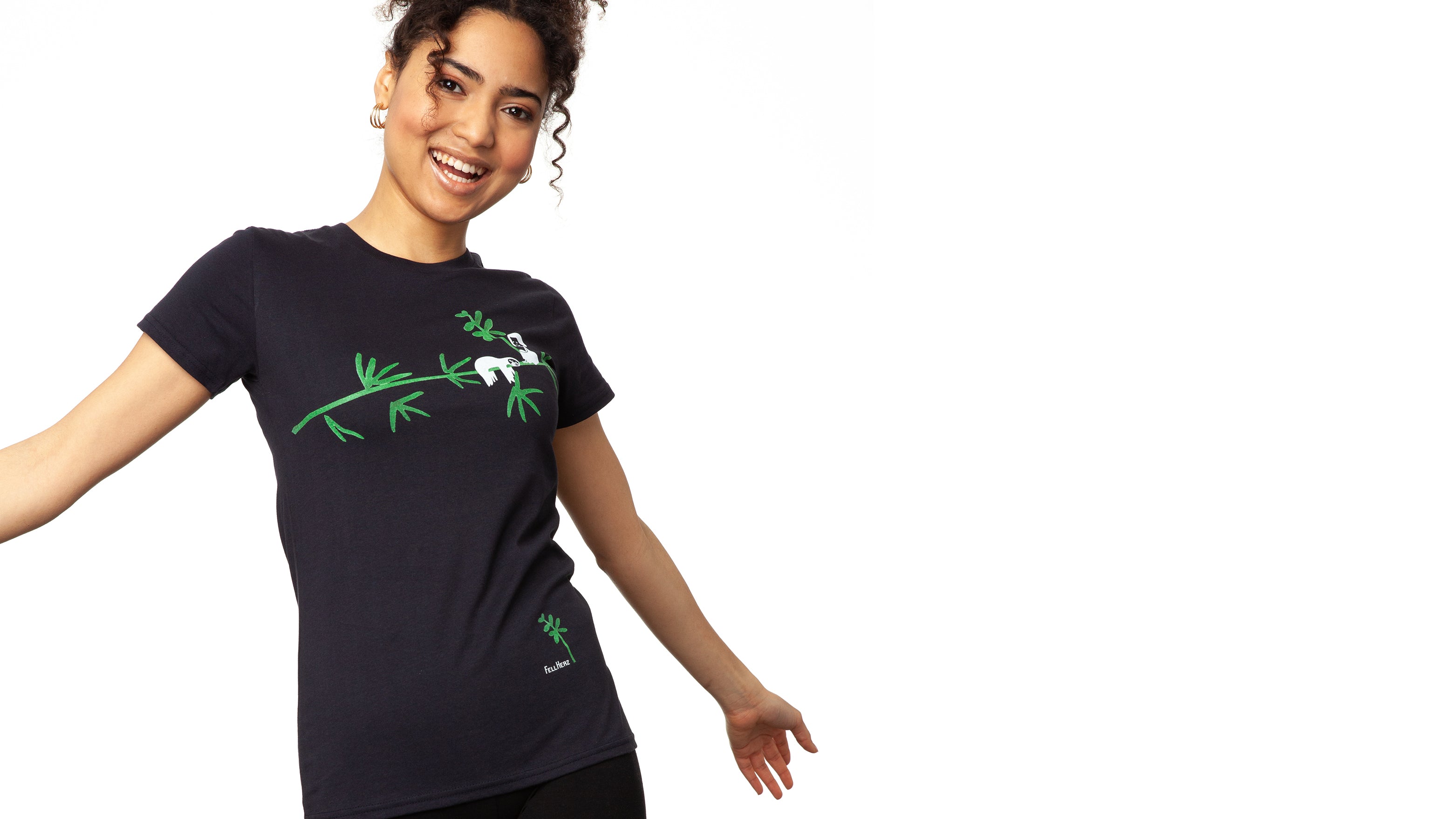 FellHerz Fautlier T-Shirt Geschenk Bild mit Model