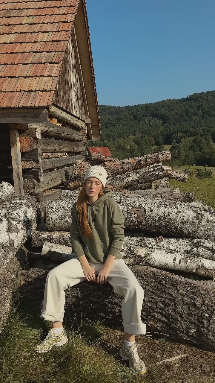 Balance Hoodie heather khaki