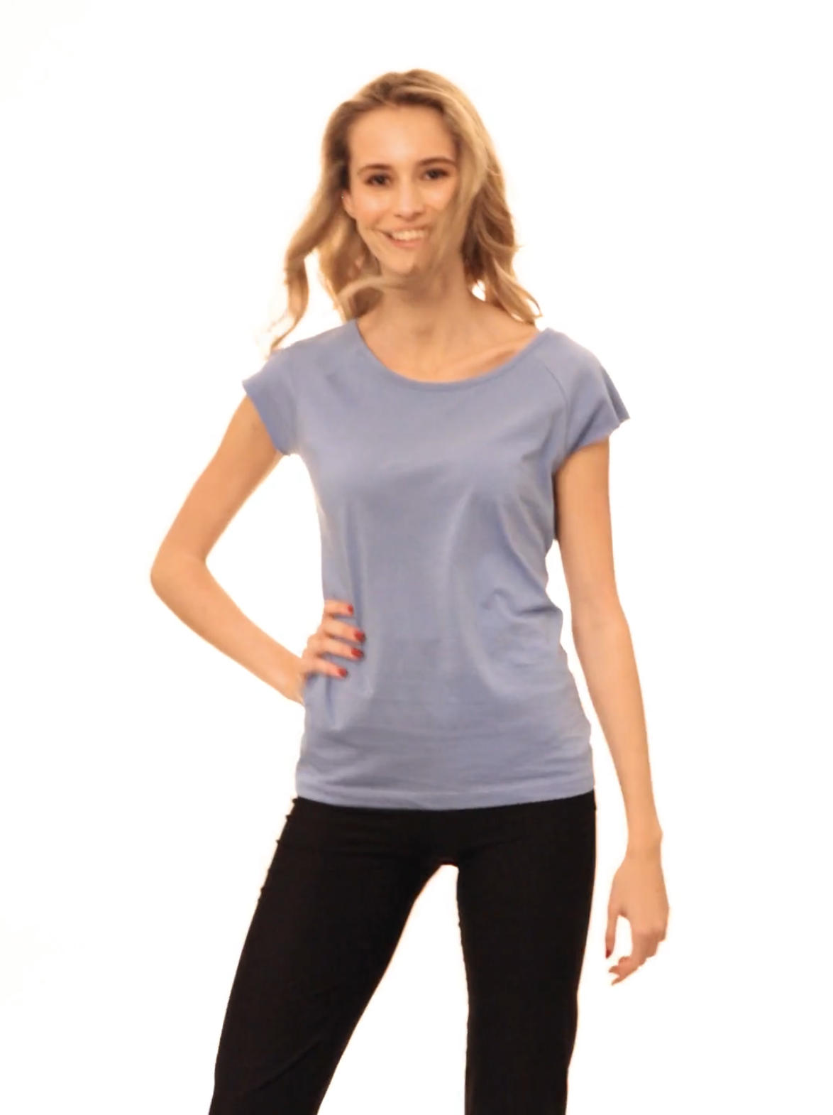 Cap Sleeve cornflower