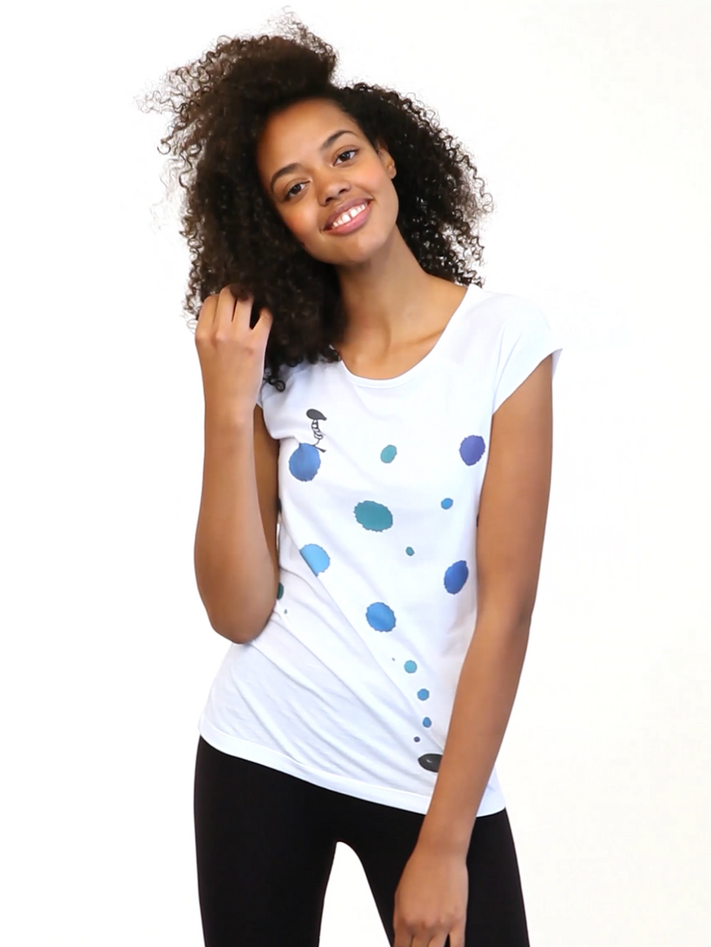 Whale Song Cap Sleeve white 