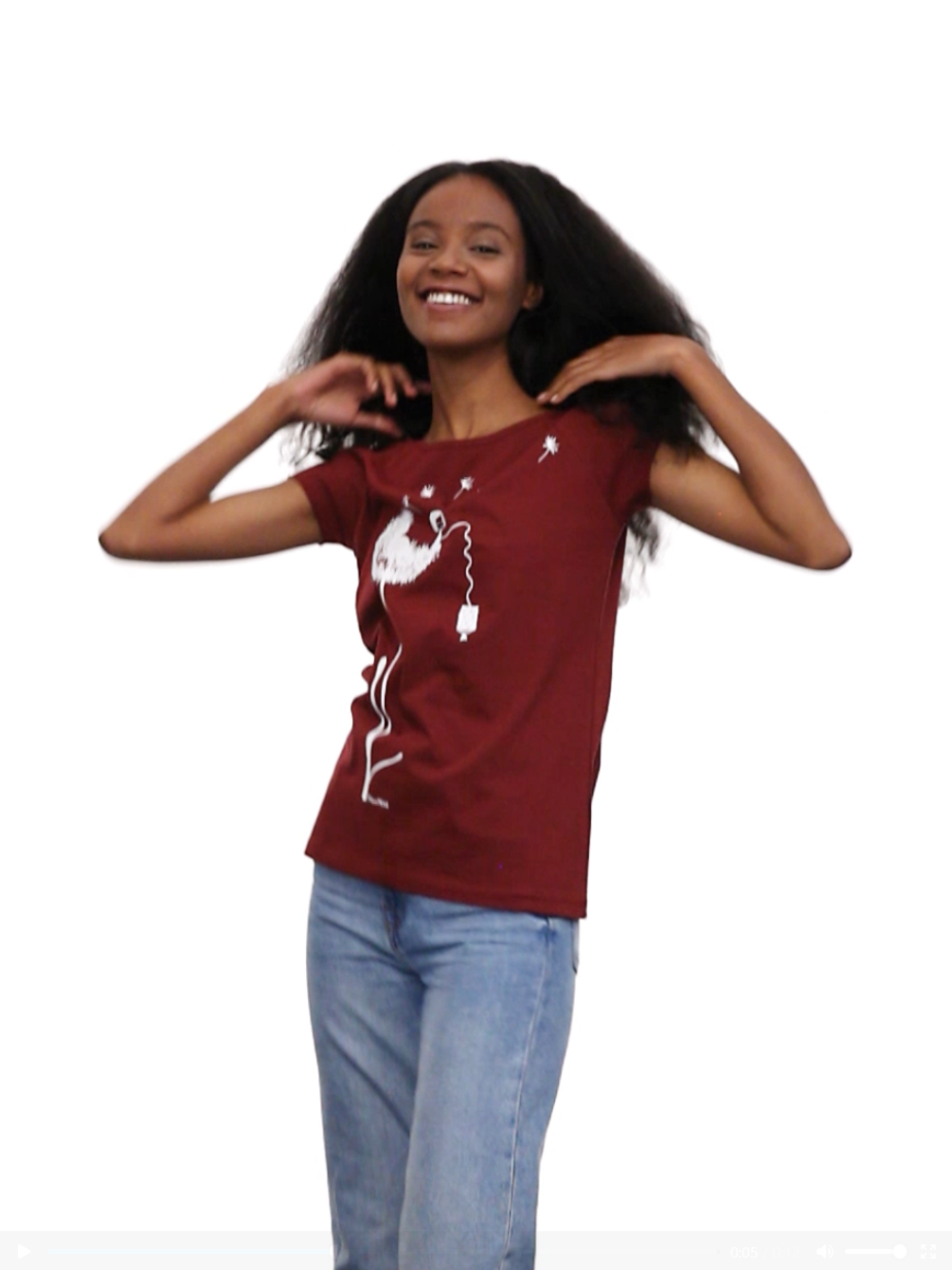 Pusteblume Cap Sleeve ruby