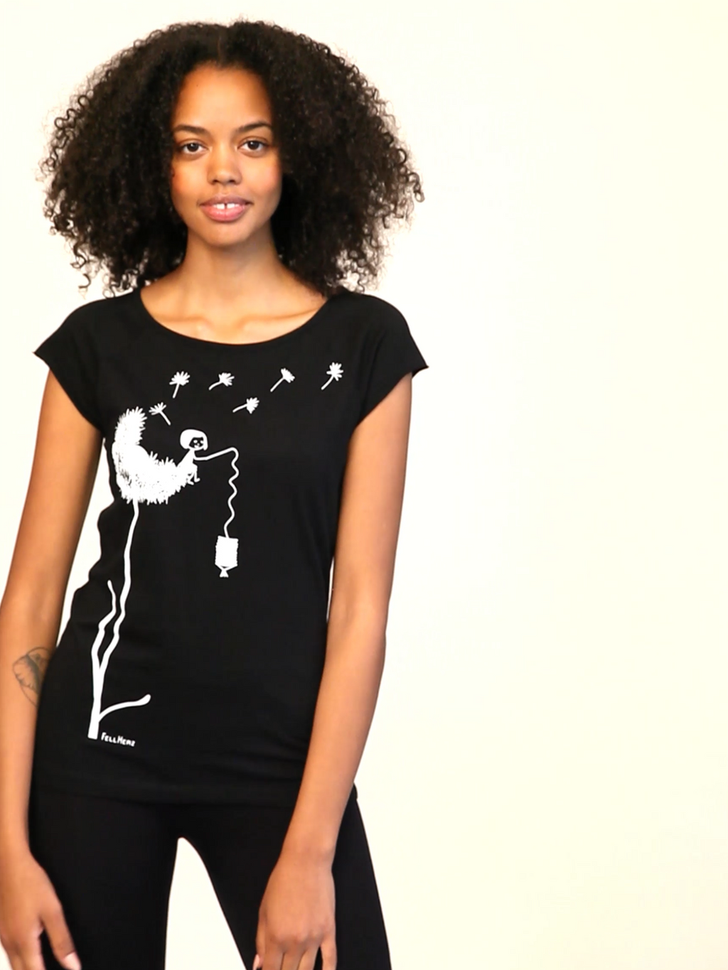 Pusteblume Cap Sleeve black