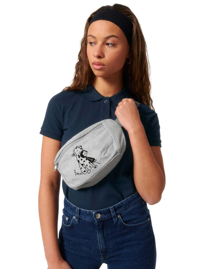 Bum bag Doglove mottled grey 