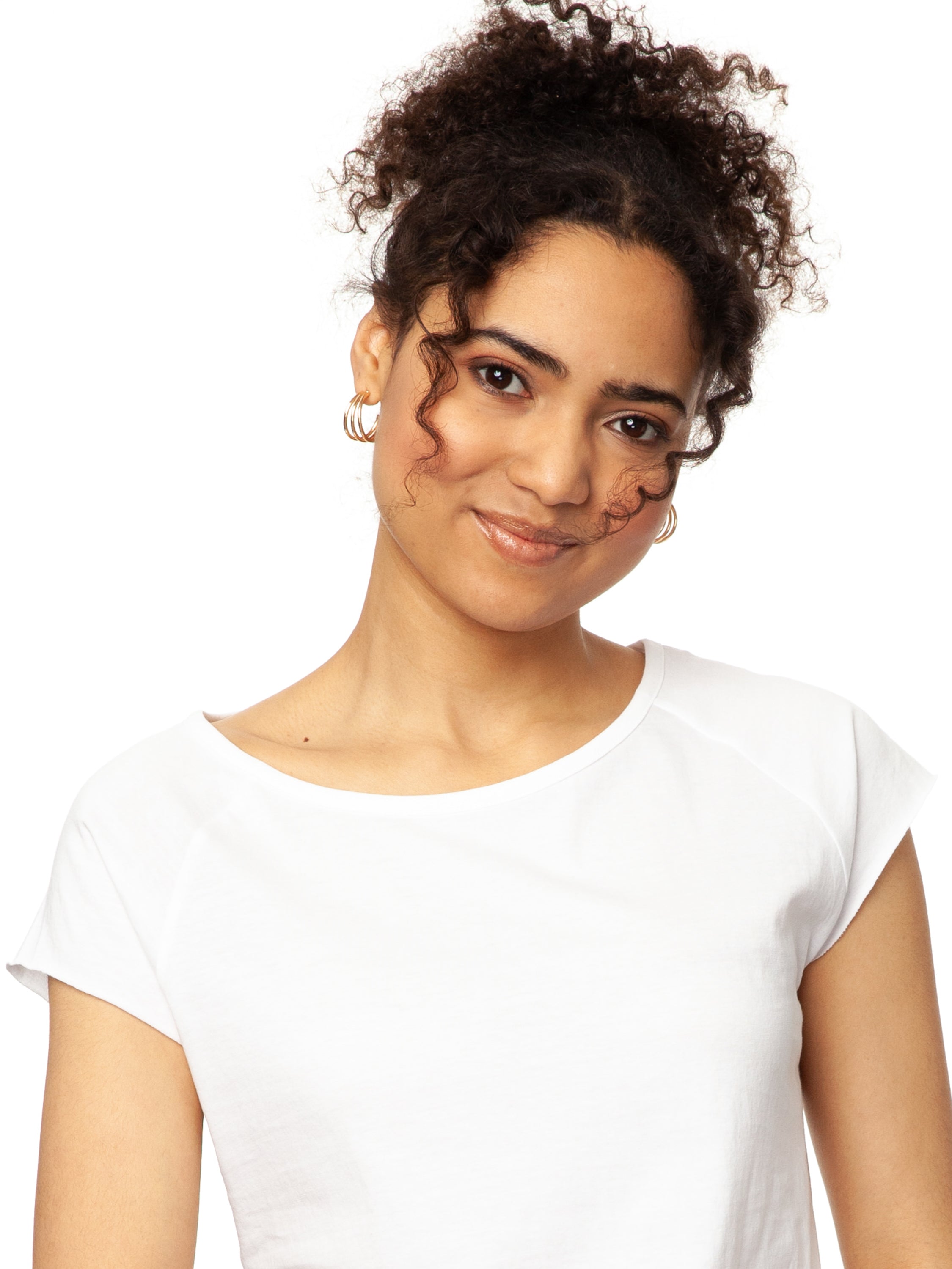 3er Pack Cap Sleeve white