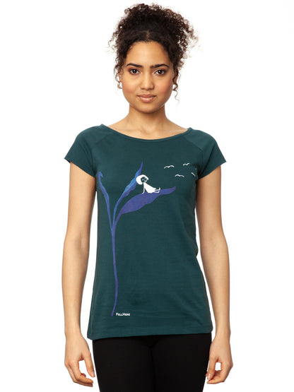 Relaxn Cap Sleeve deep teal