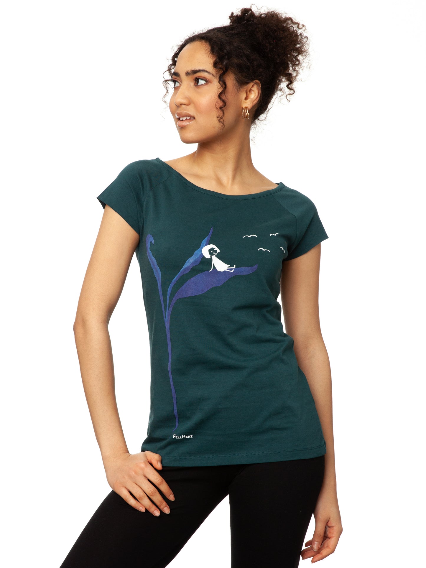 Relaxn Cap Sleeve deep teal