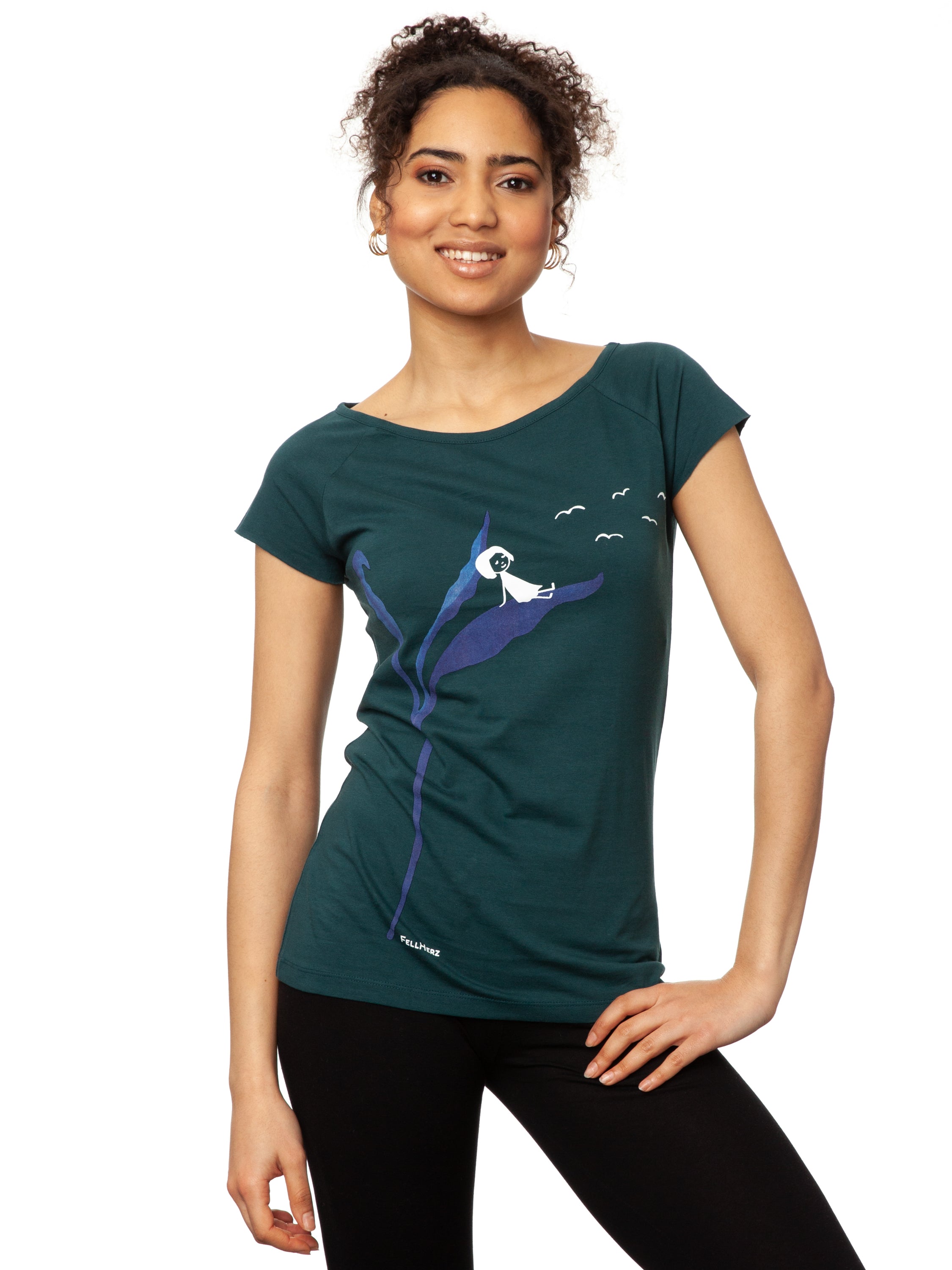 Relaxn Cap Sleeve deep teal
