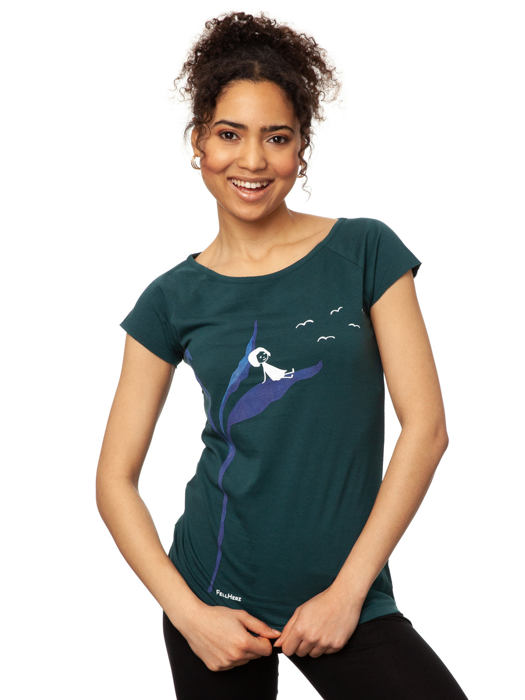 Relaxn Cap Sleeve deep teal 