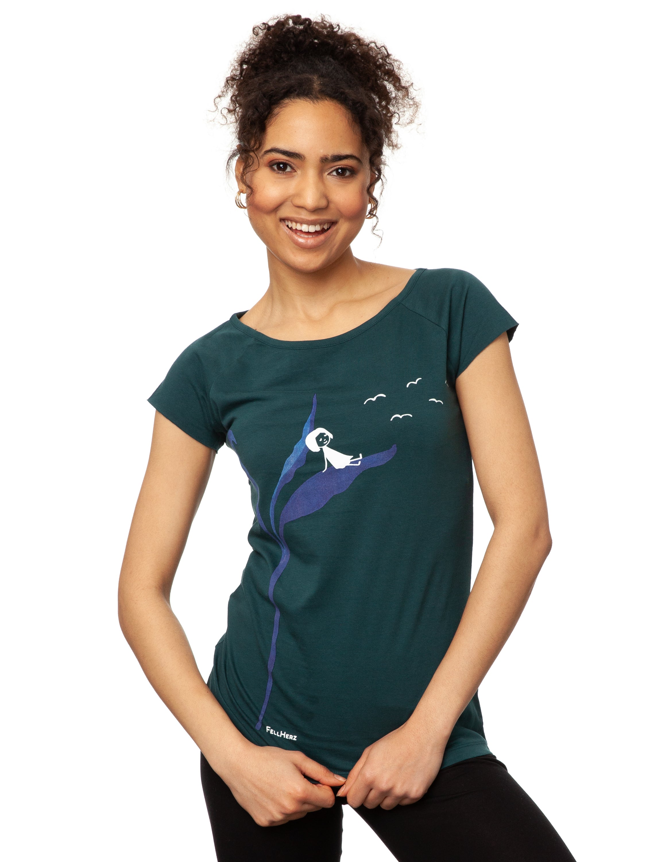 Relaxn Cap Sleeve deep teal