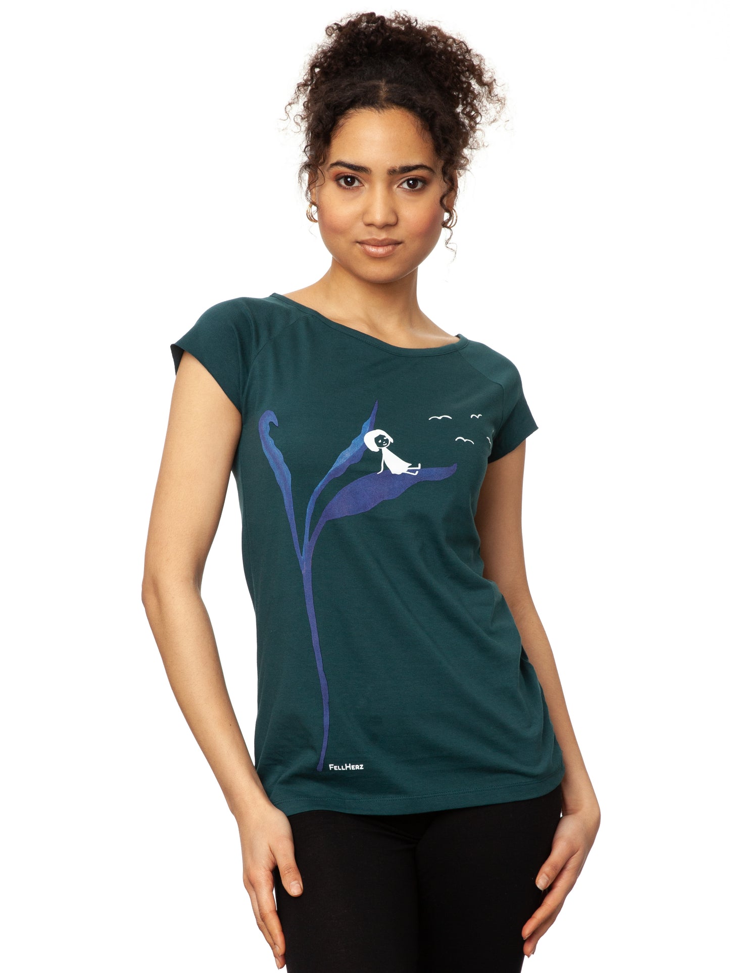 Relaxn Cap Sleeve deep teal