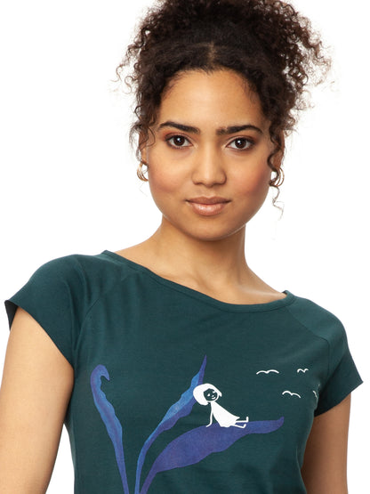 Relaxn Cap Sleeve deep teal