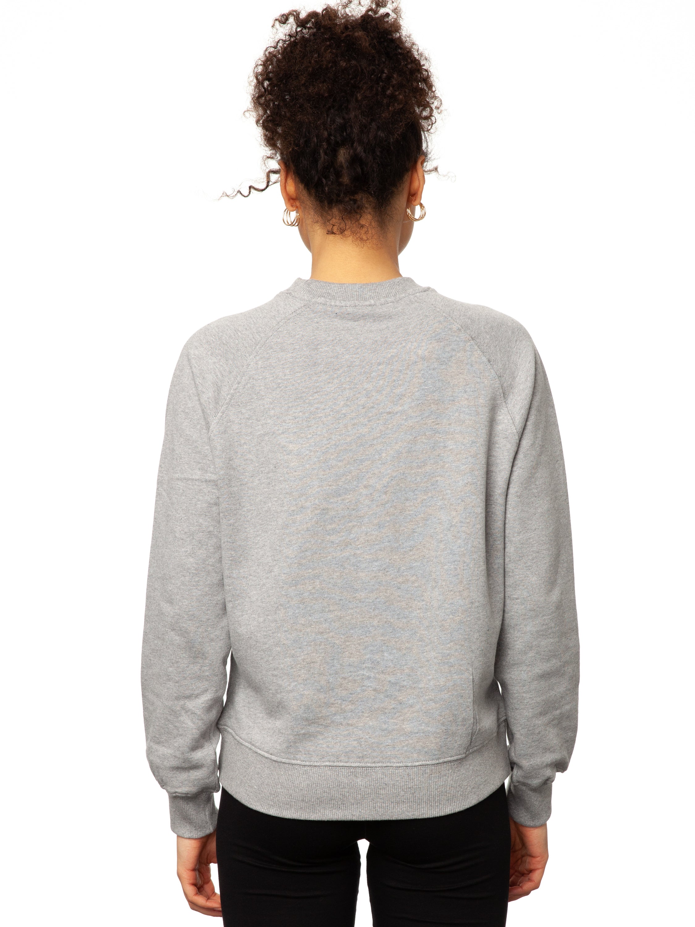Guitar girl Raglan Sweater gray melange 