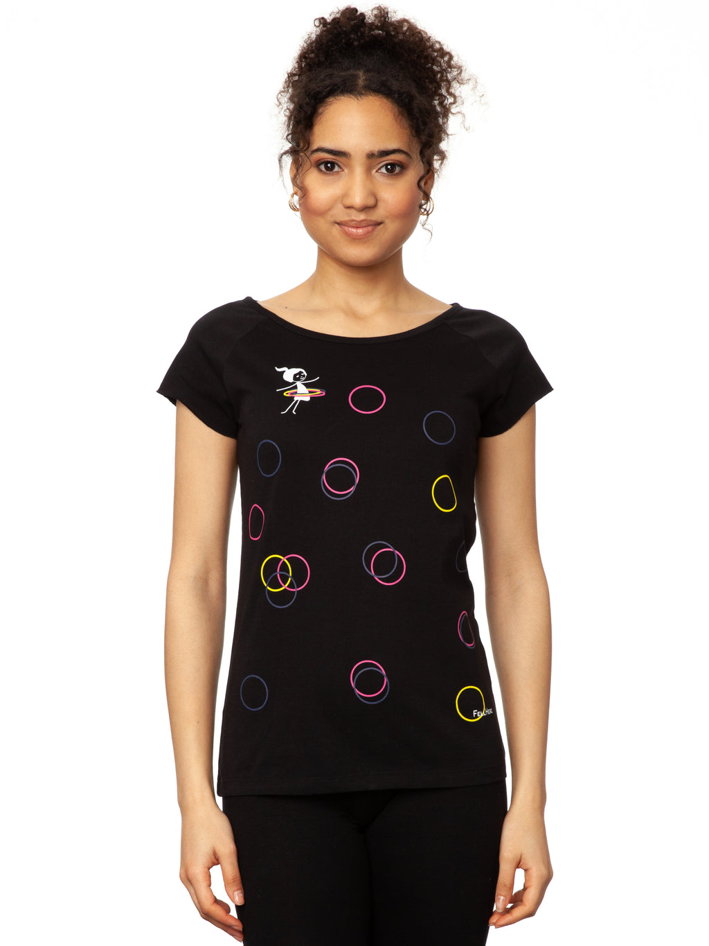 Sporty Girl Cap Sleeve black 