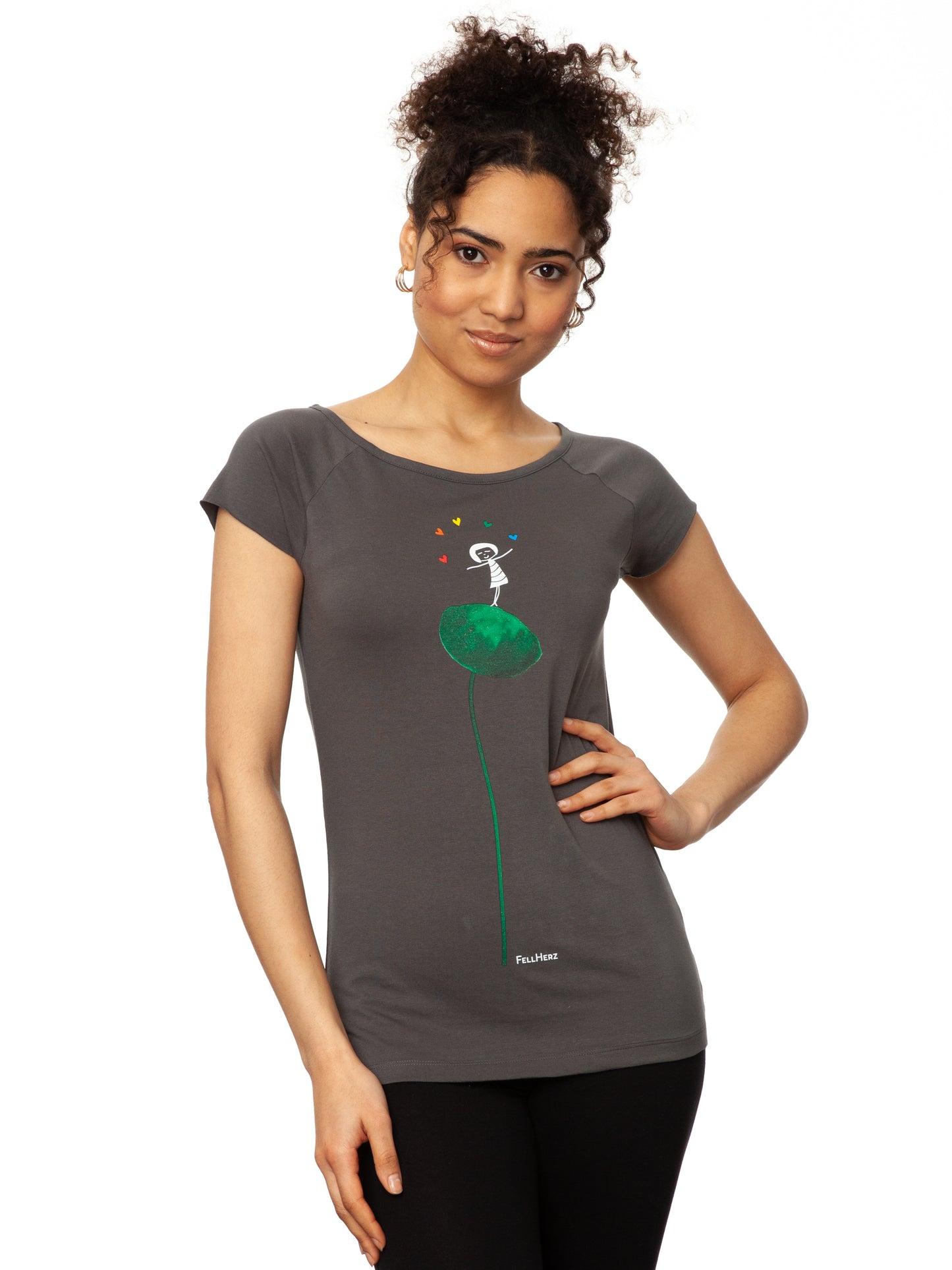 Rainbow Jongleuse Cap Sleeve castlerock