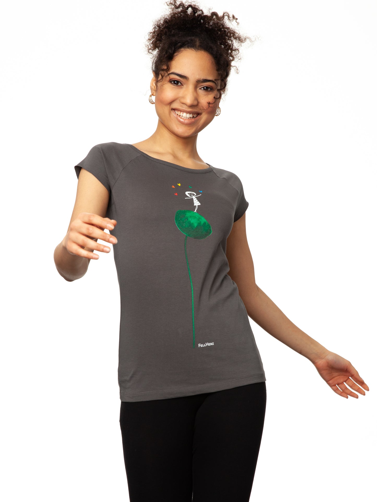 Rainbow Jongleuse Cap Sleeve castlerock