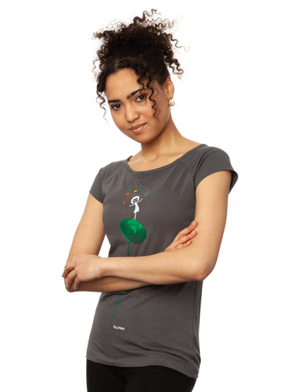 Rainbow Jongleuse Cap Sleeve castlerock