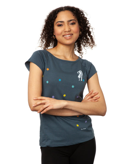 Tennis Girl Cap Sleeve thundercloud