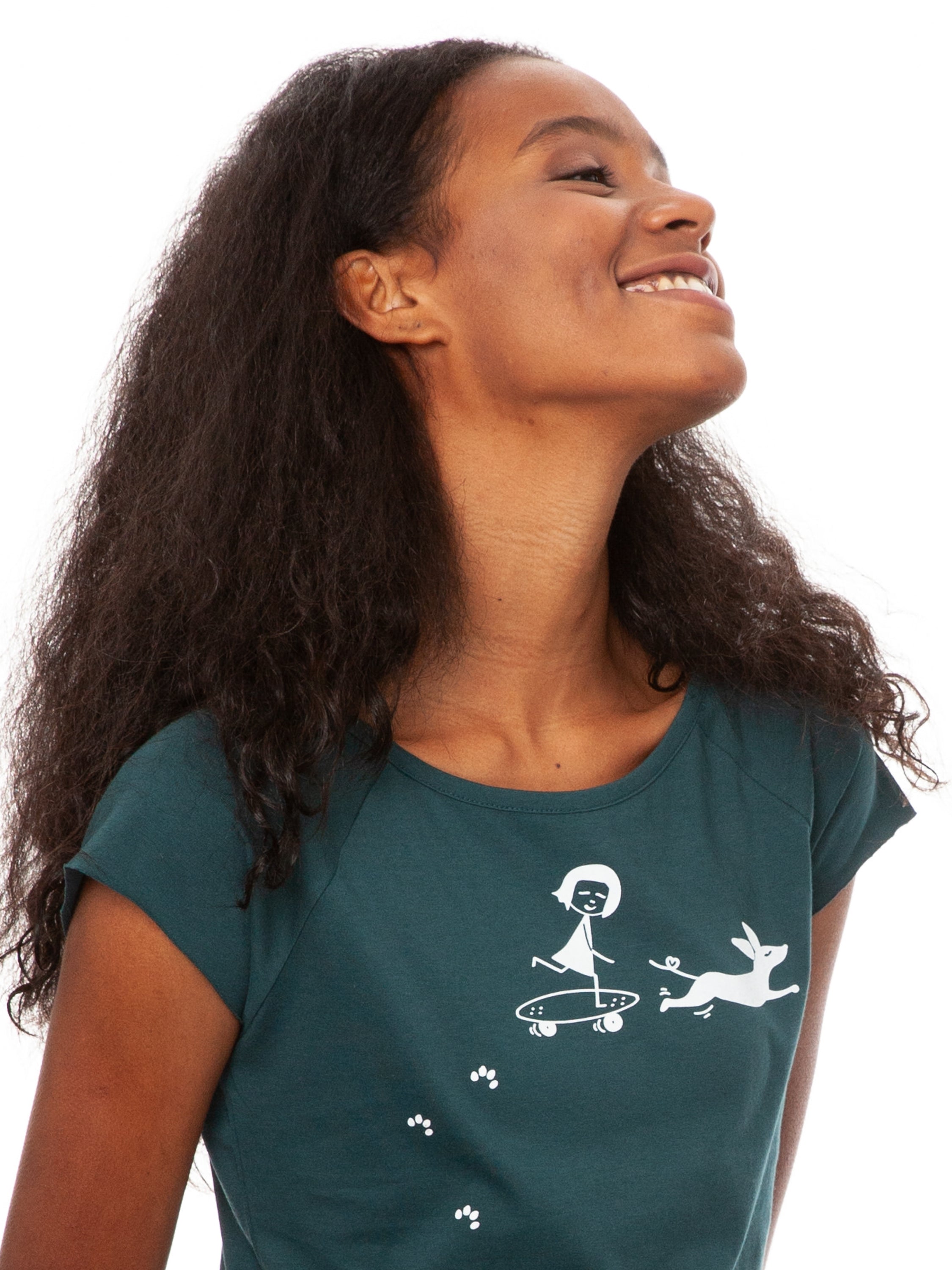 Best Friend Cap Sleeve deepteal size S