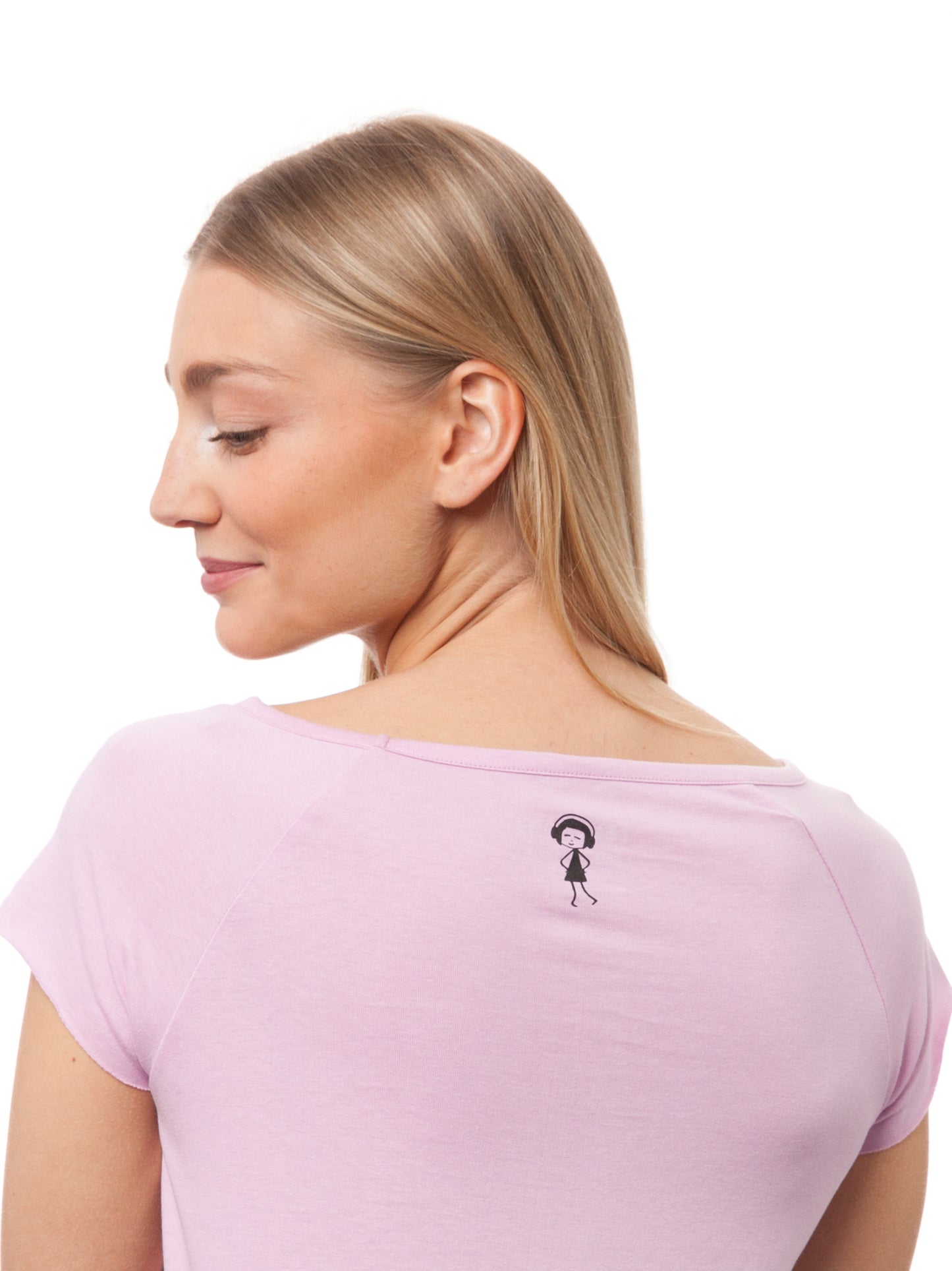 Moon Girl Cap Sleeve orchid size S