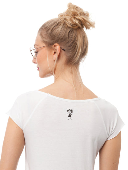 Sporty Girl Cap Sleeve white 